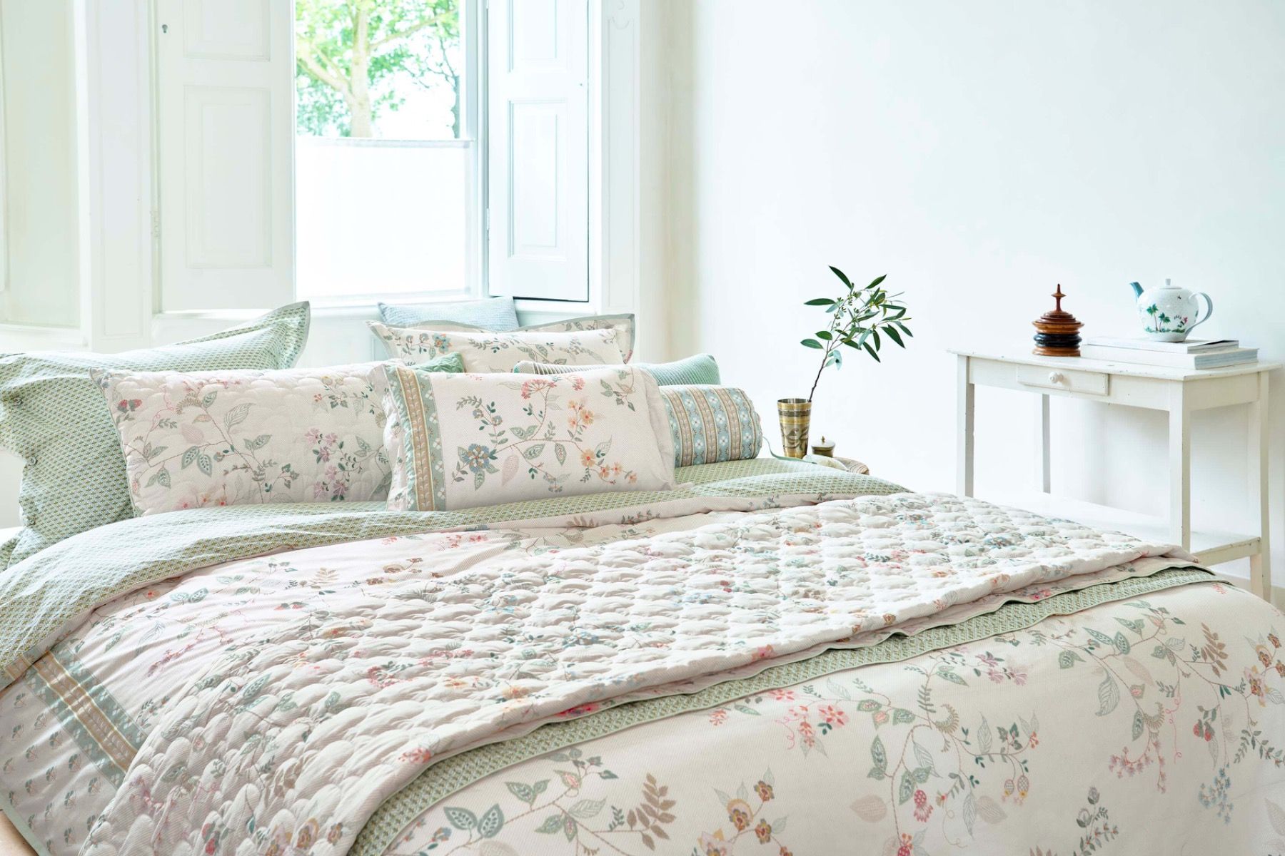 Quilt Kili Flower Wit