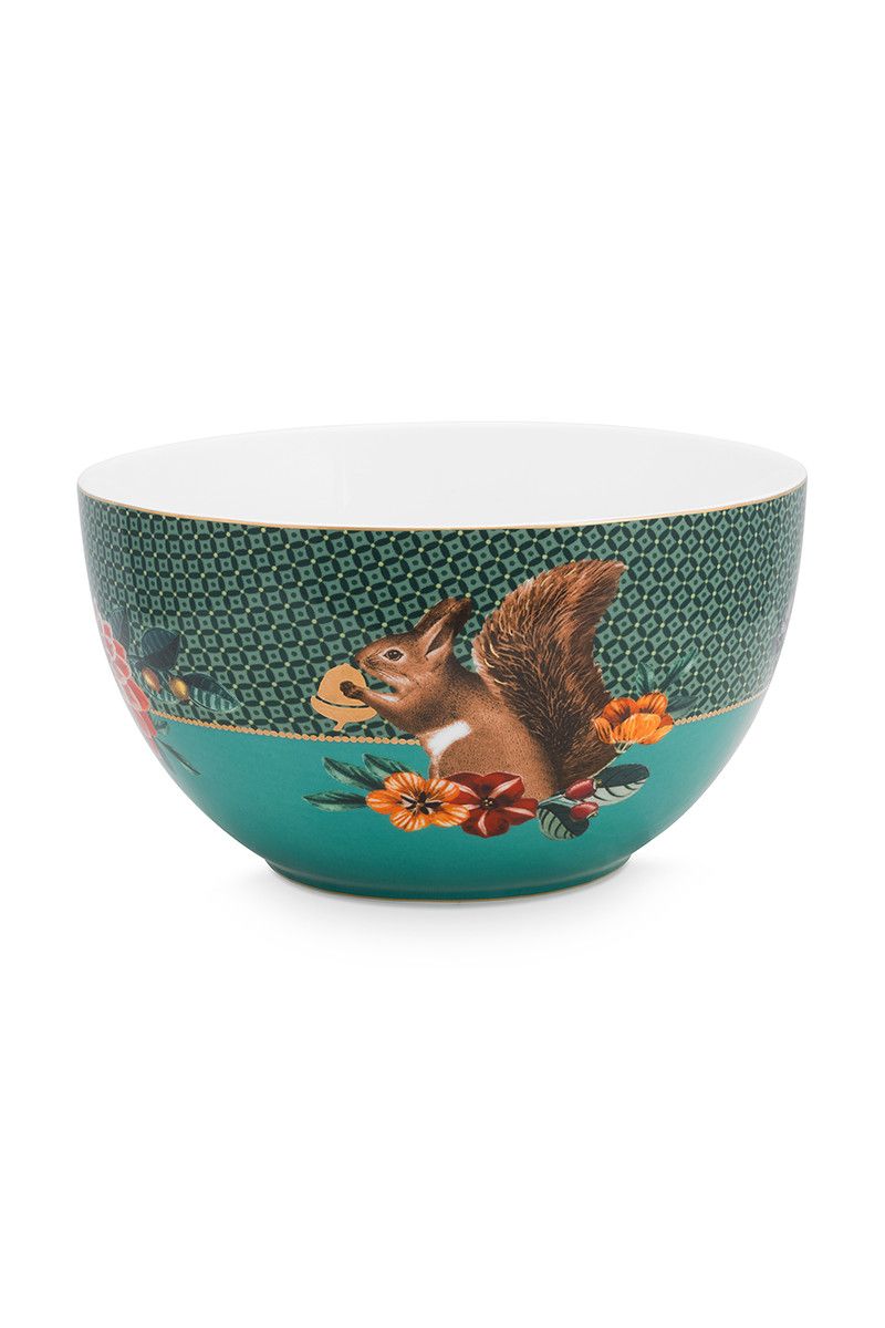 Winter Wonderland Kom Groen 18 cm