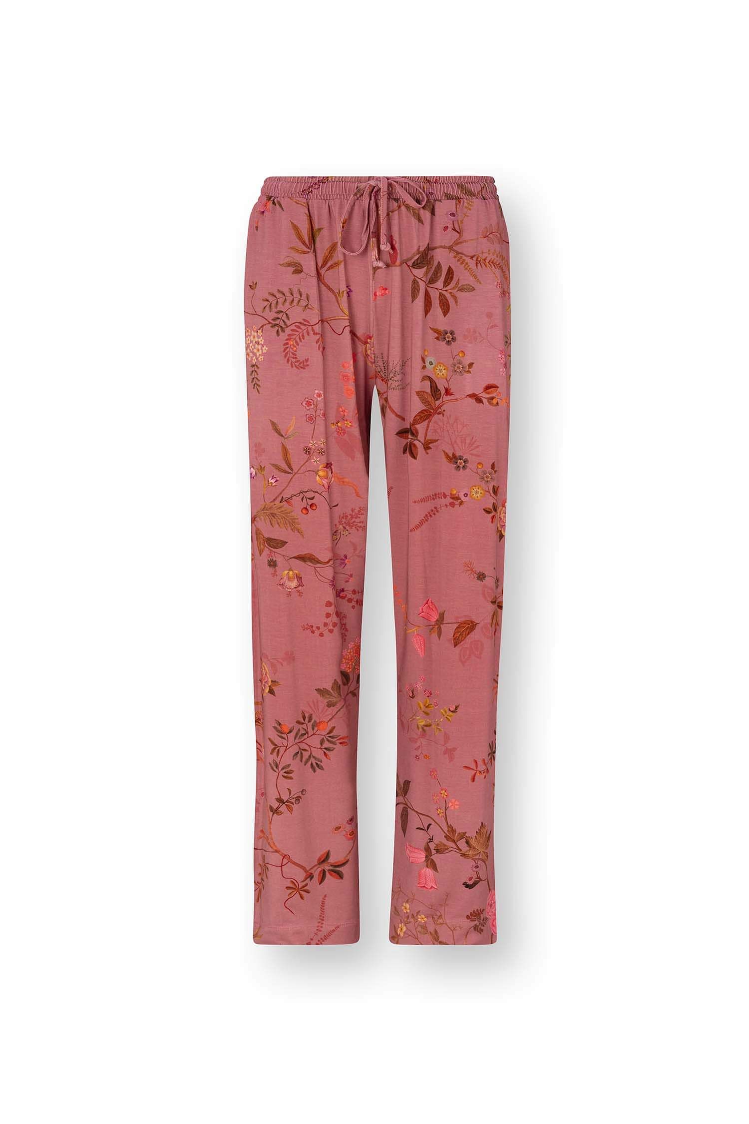 Belin Lange Broek Bodhi Flower Donkerroze
