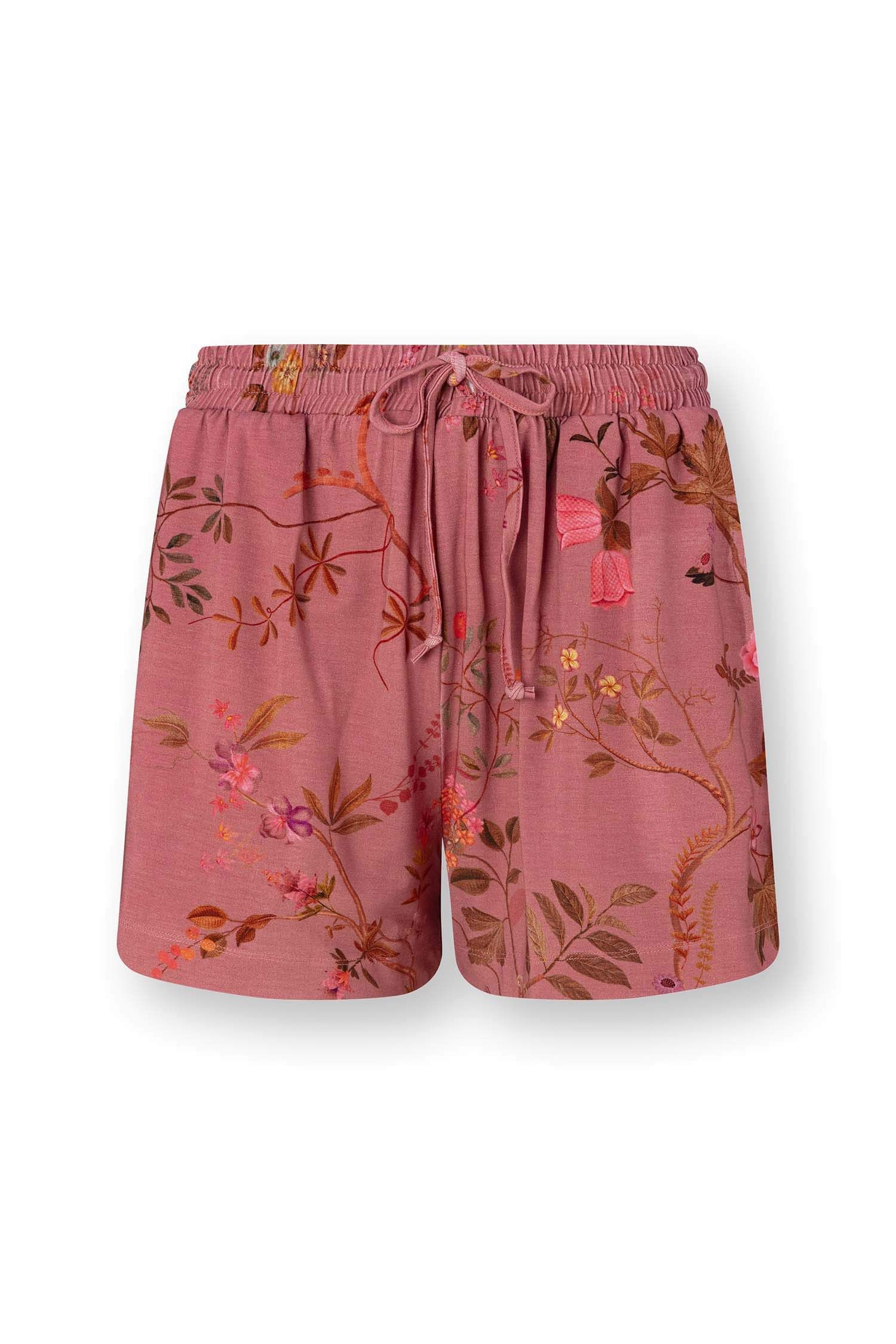 Bob Korte Broek Bodhi Flower Donkerroze