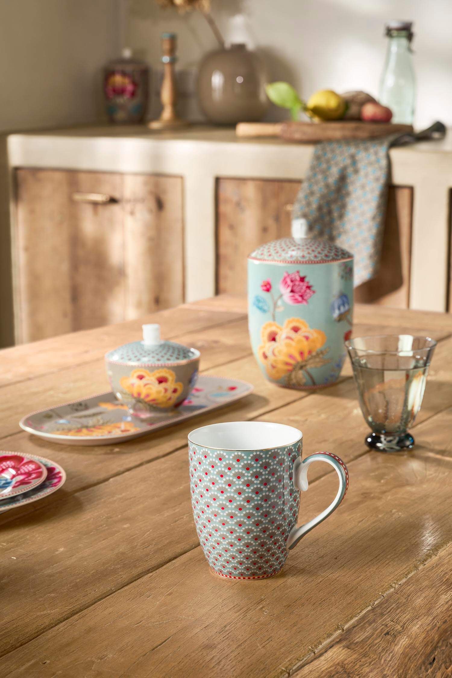 Mug Blooming Tales Blue 350ml