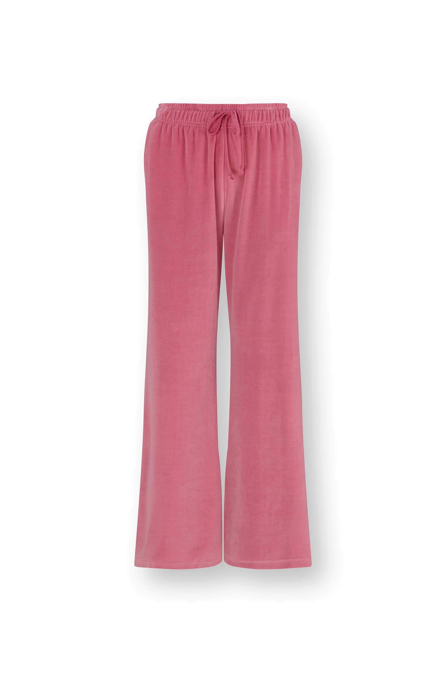 Britta Lange Broek Velvet Roze