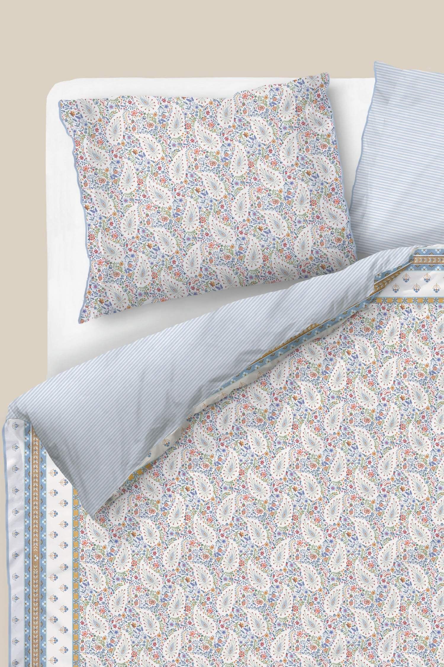 Pillowcase Kairi Bloom Light Blue