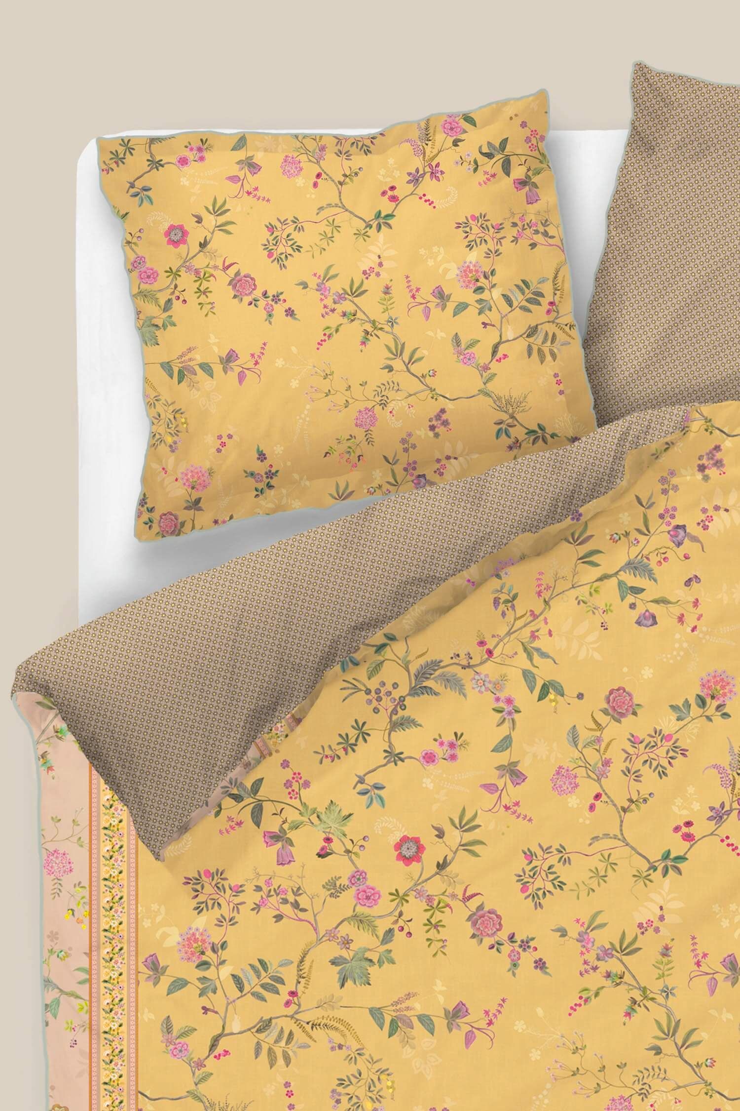 Pillowcase Bodhi Flower Yellow