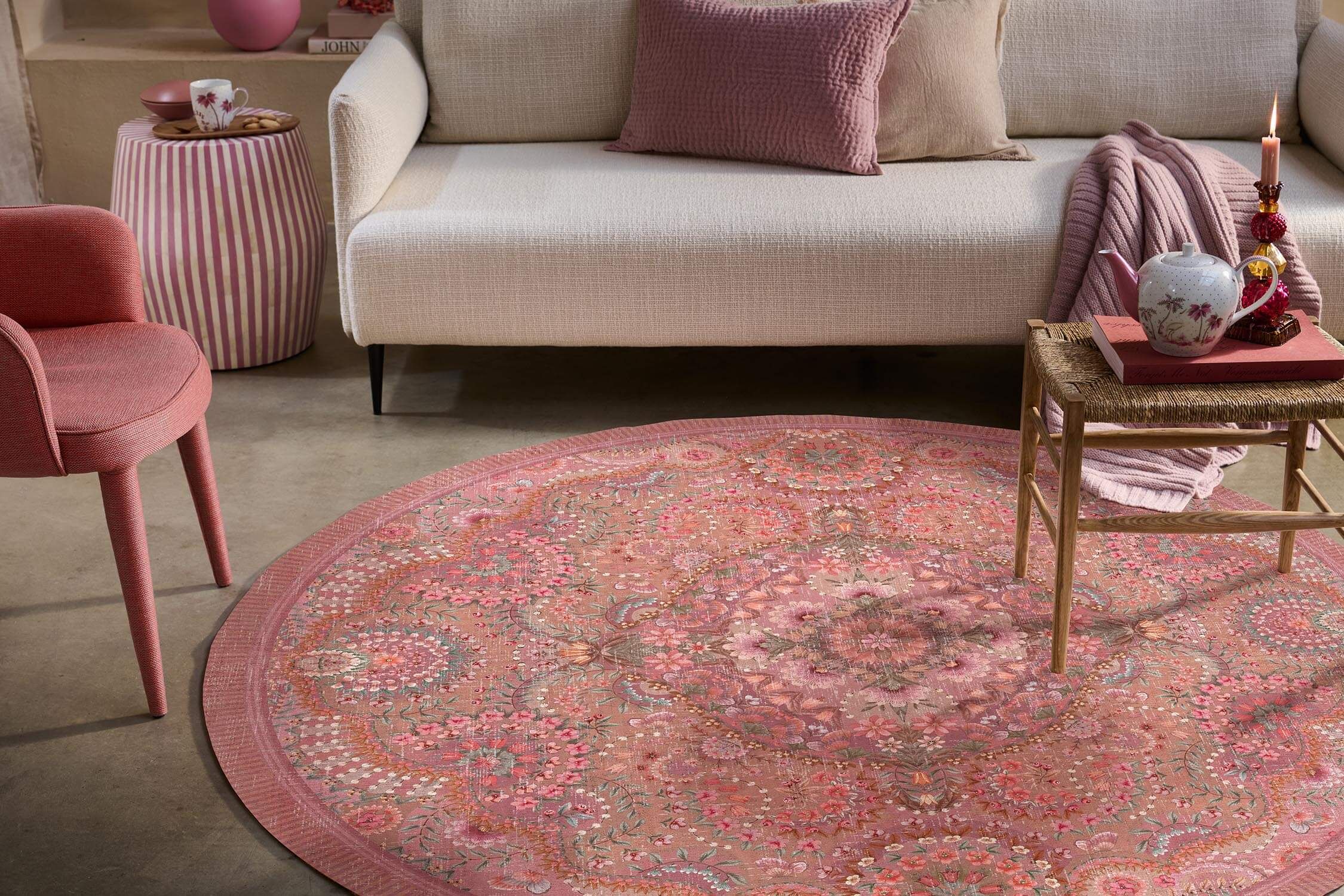 Round Carpet Moon Delight by Pip Terra