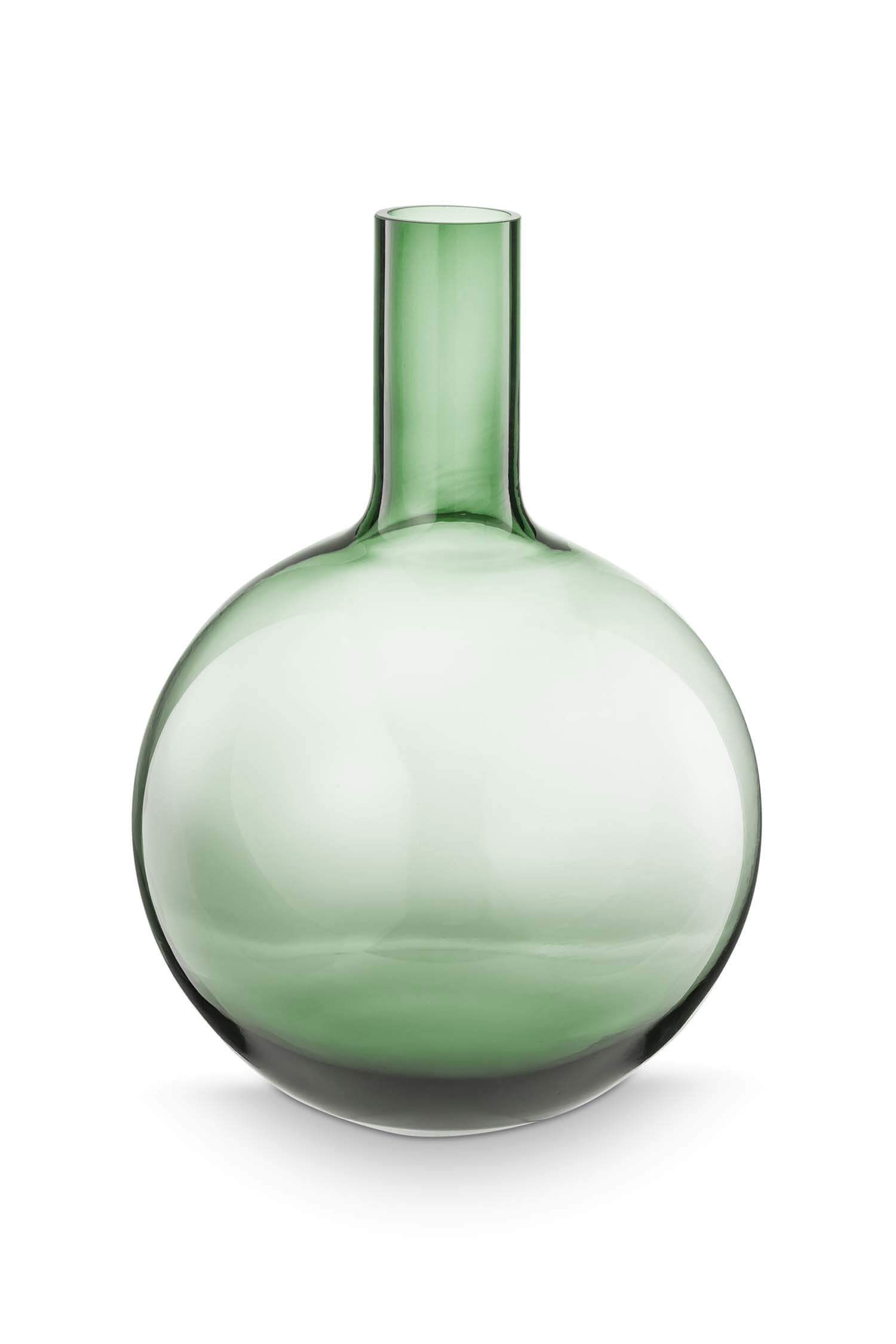 Vase Verre Vert 35cm