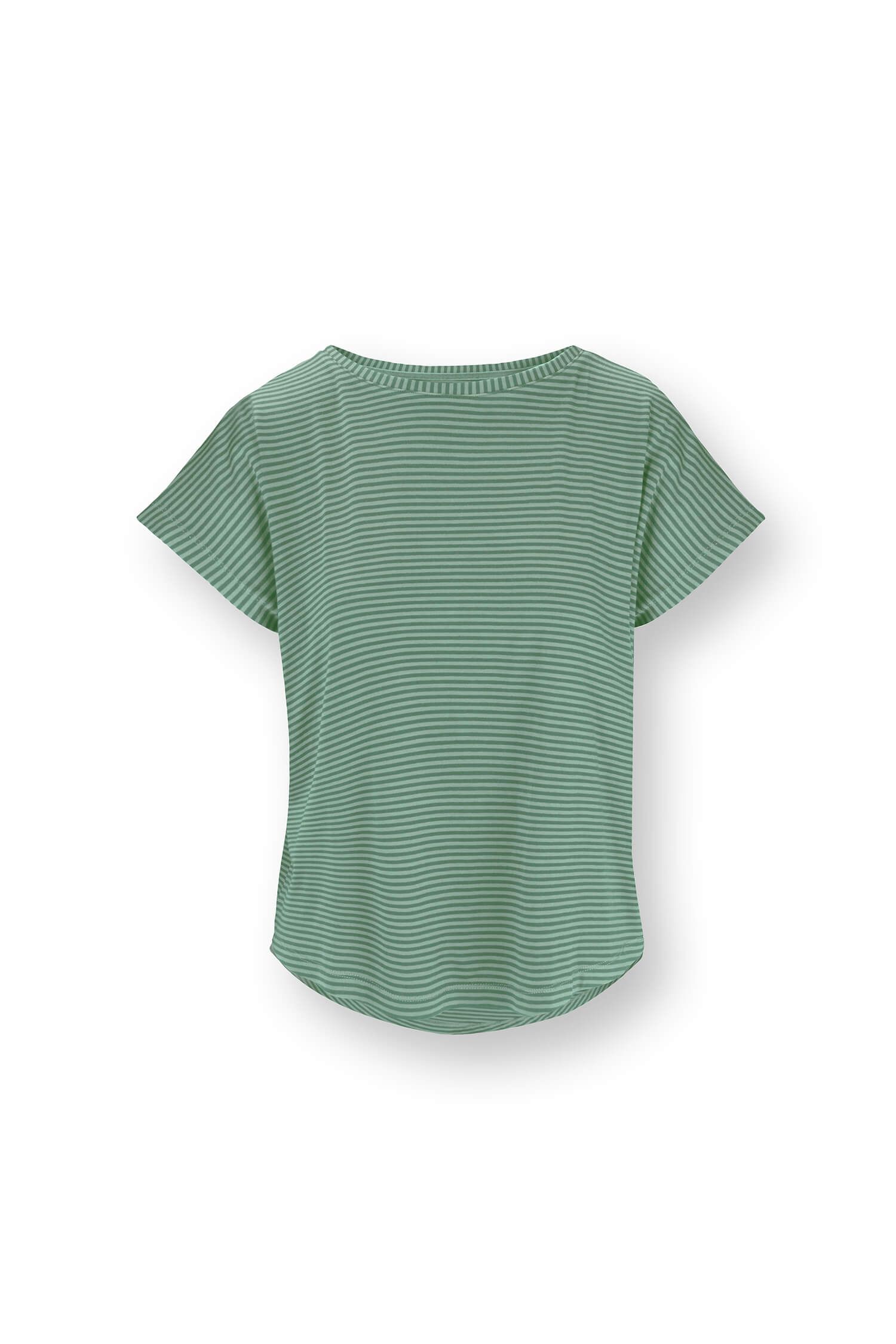 Tatum Top à Manches Courtes Little Sumo Stripe Vert