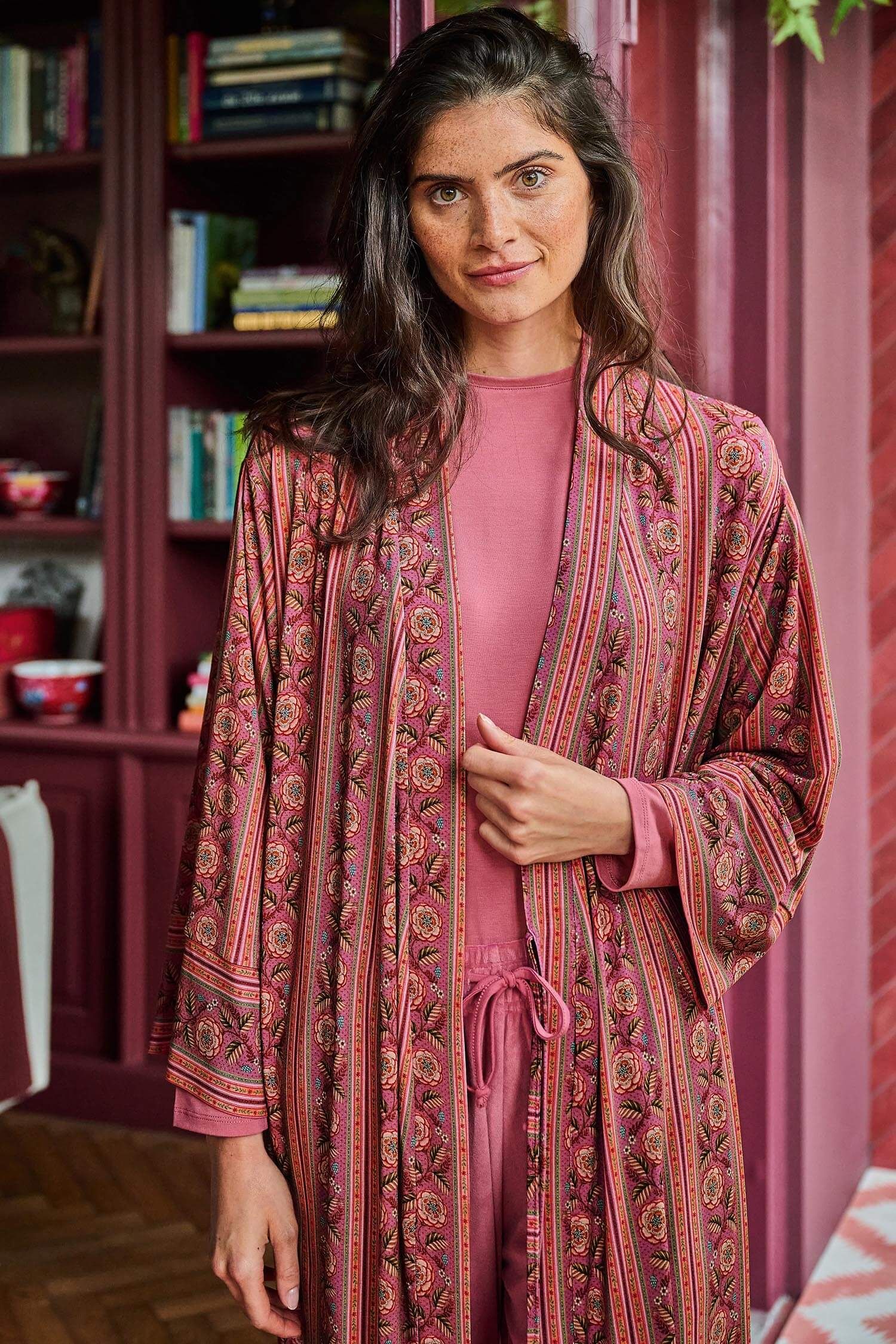 Noa Kimono Rosa Rani Pink