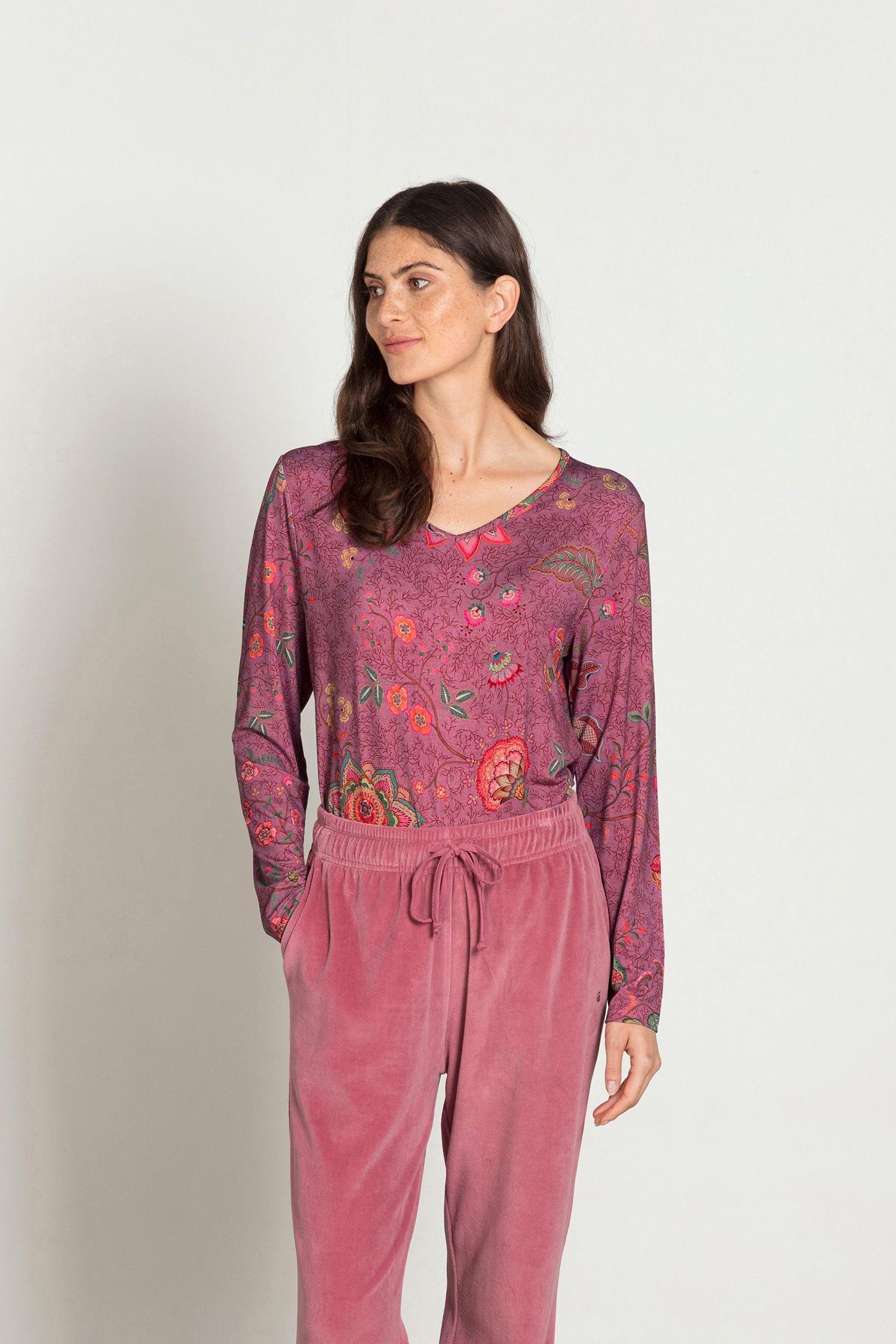 Trice Top à Manches Longues Mumbai Morning Rose
