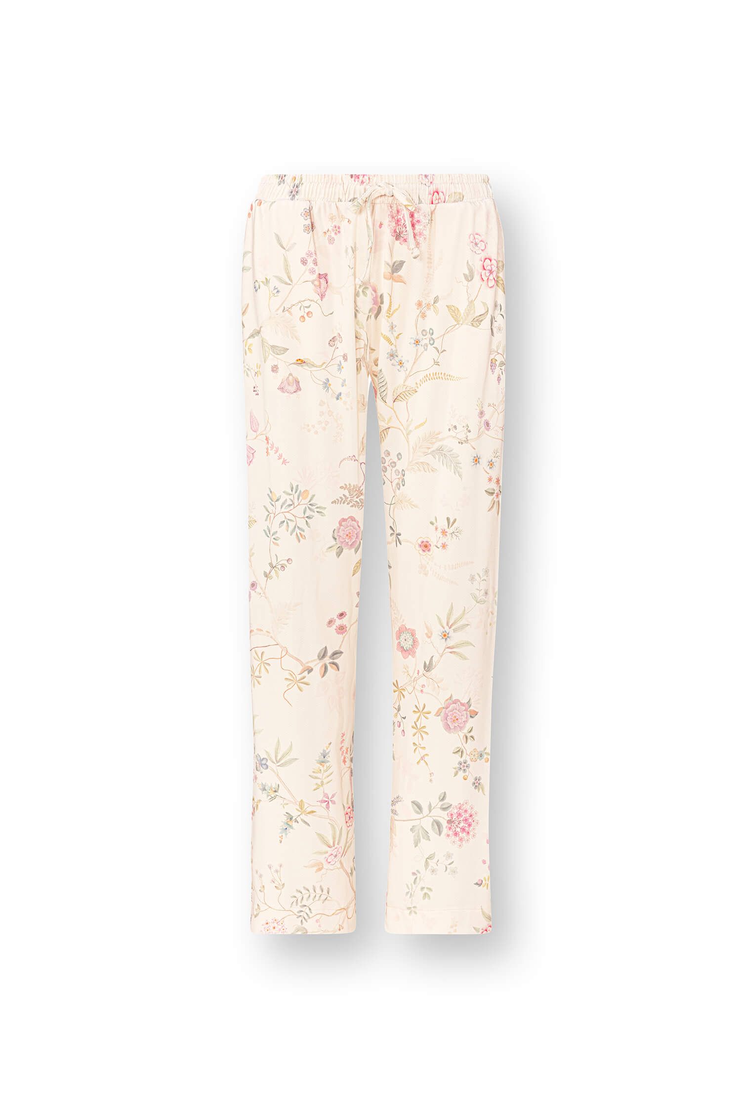 Belin Lange Broek Bodhi Flower Gebroken Wit