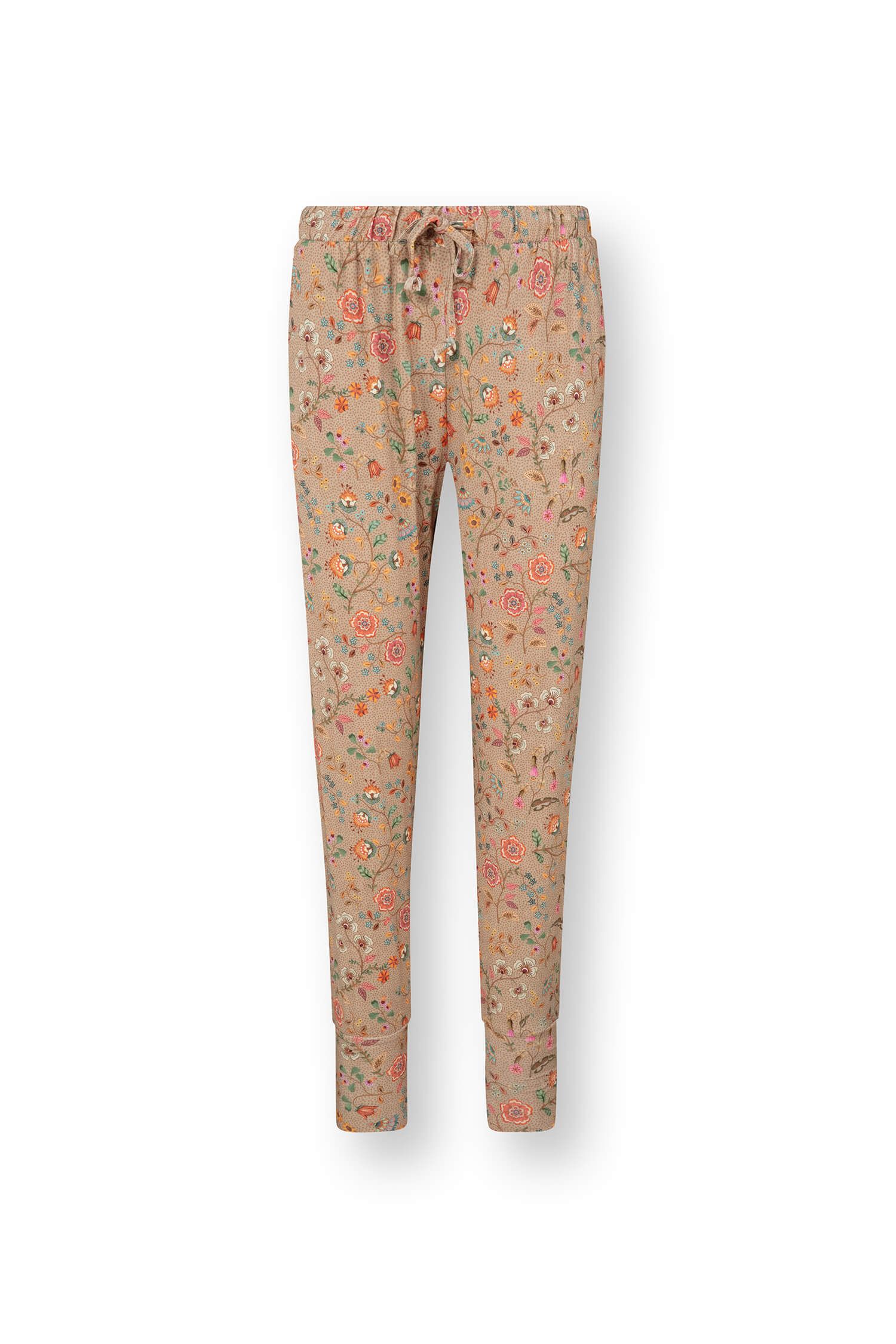 Bobien Lange Broek Flora Bangalore Zand