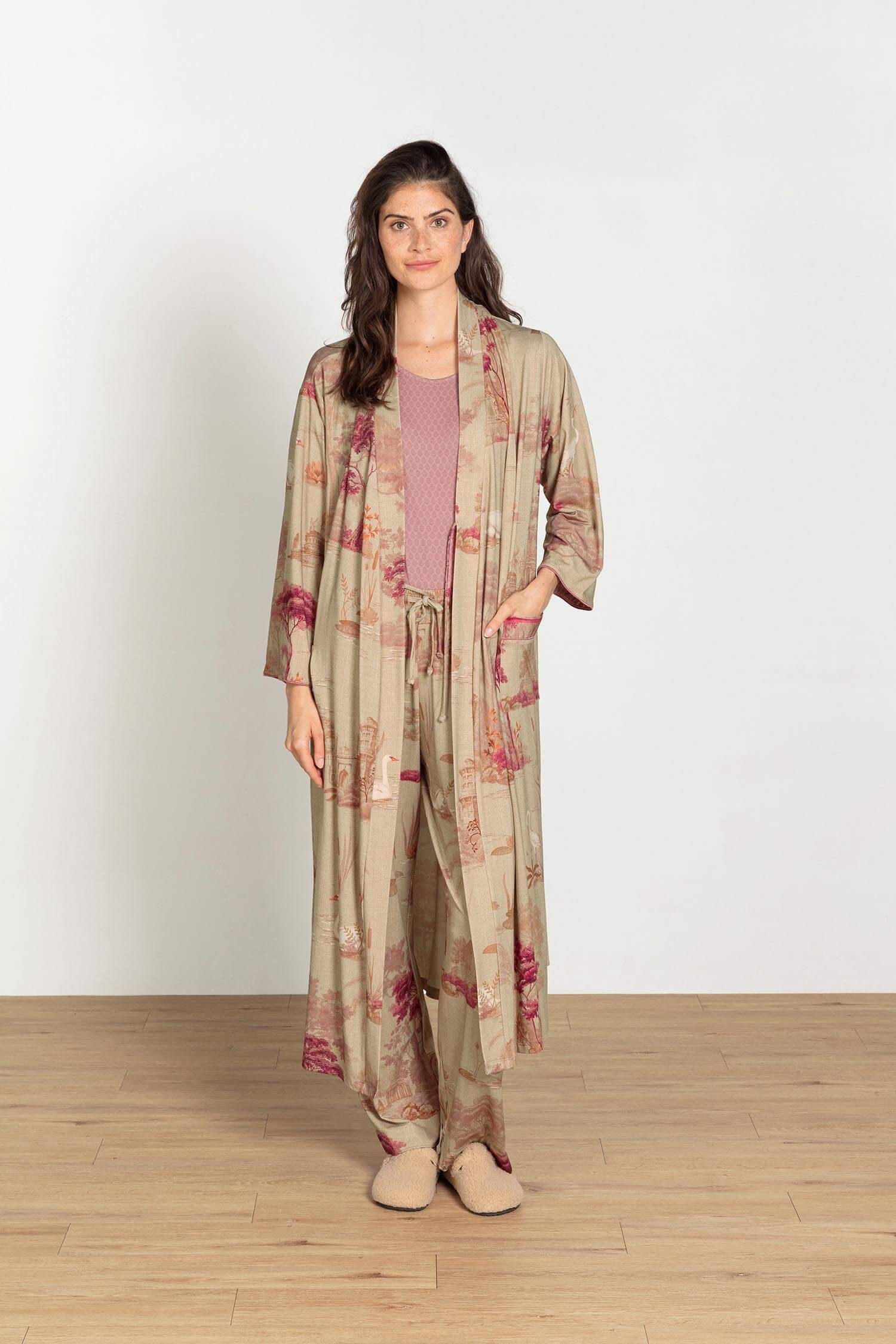 Noa Kimono Darjeeling Days Sable