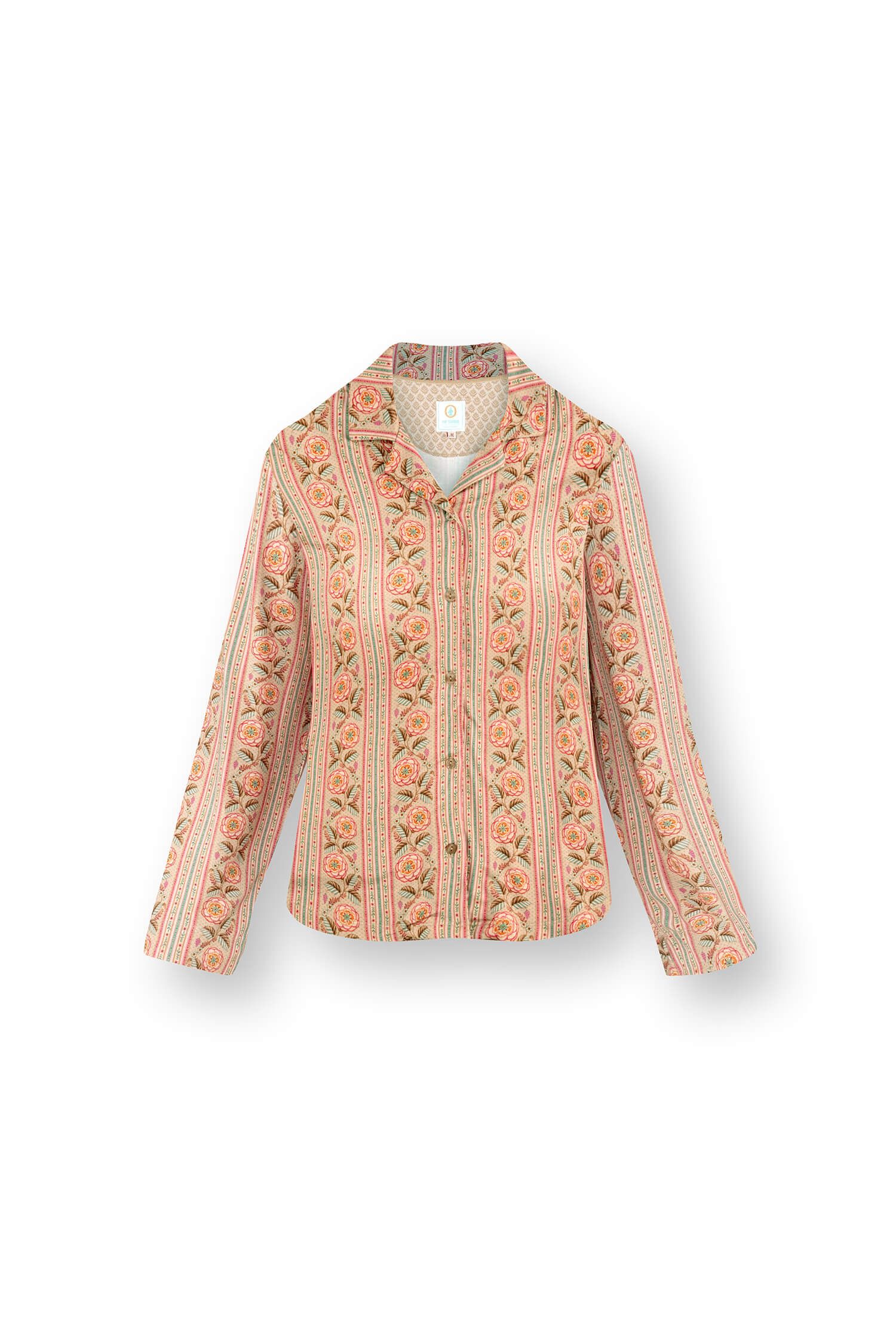 Faye Long Sleeve Top Rosa Rani Sand