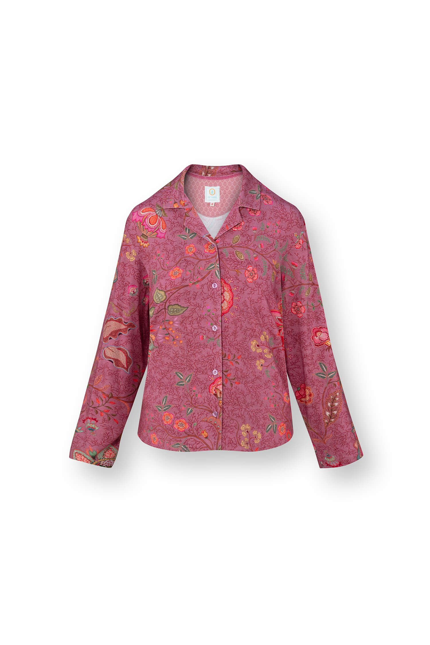 Faye Top Langen Ärmeln Mumbai Morning Rosa