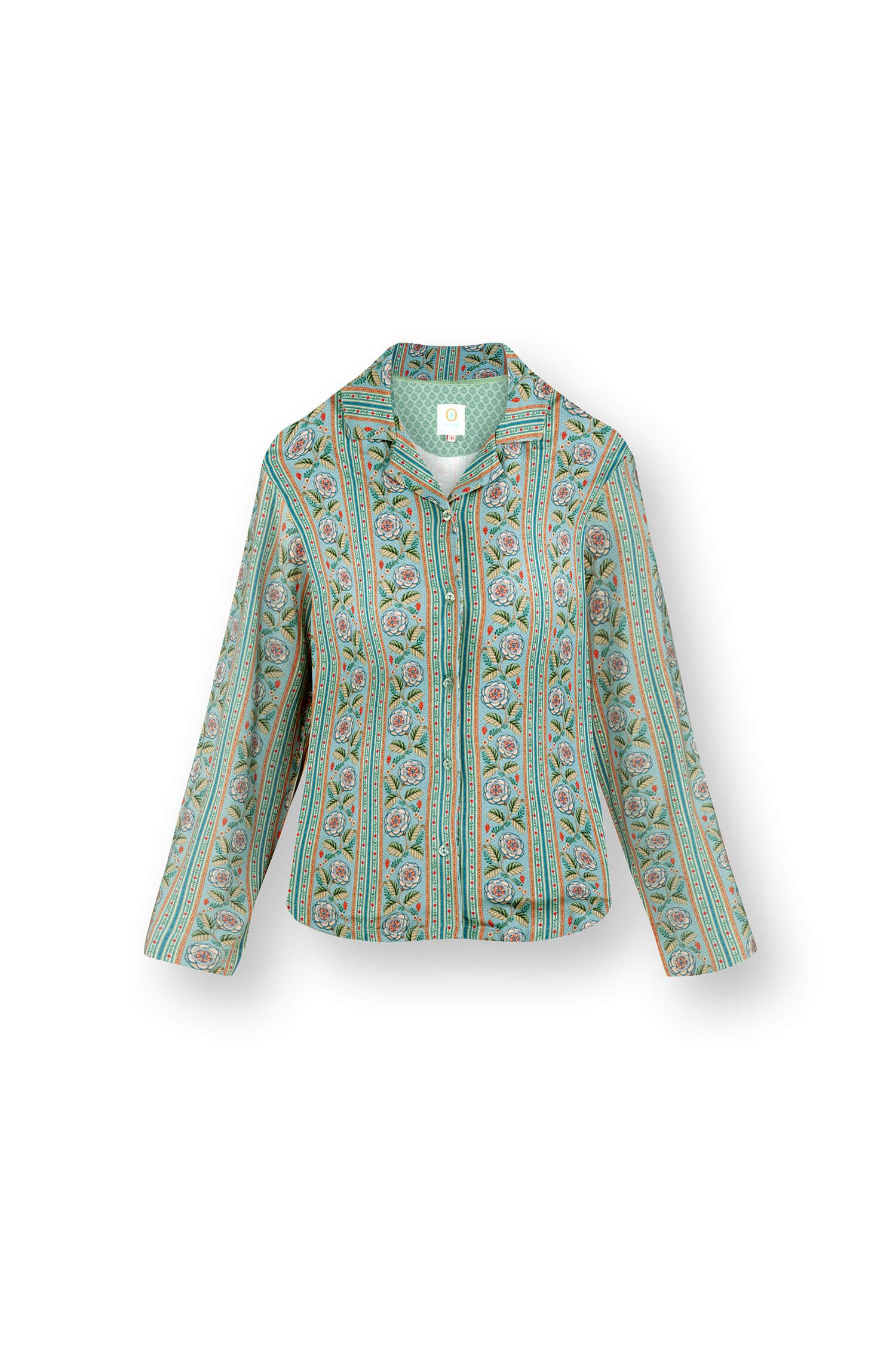Faye Long Sleeve Top Rosa Rani Blue