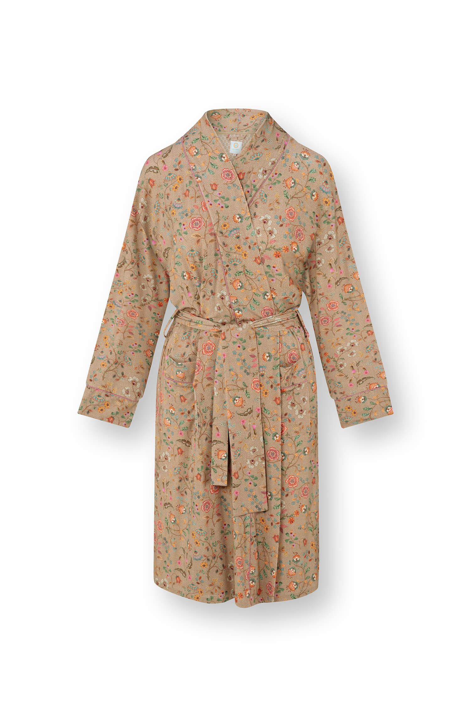 Nisha Kimono Flora Bangalore Sand
