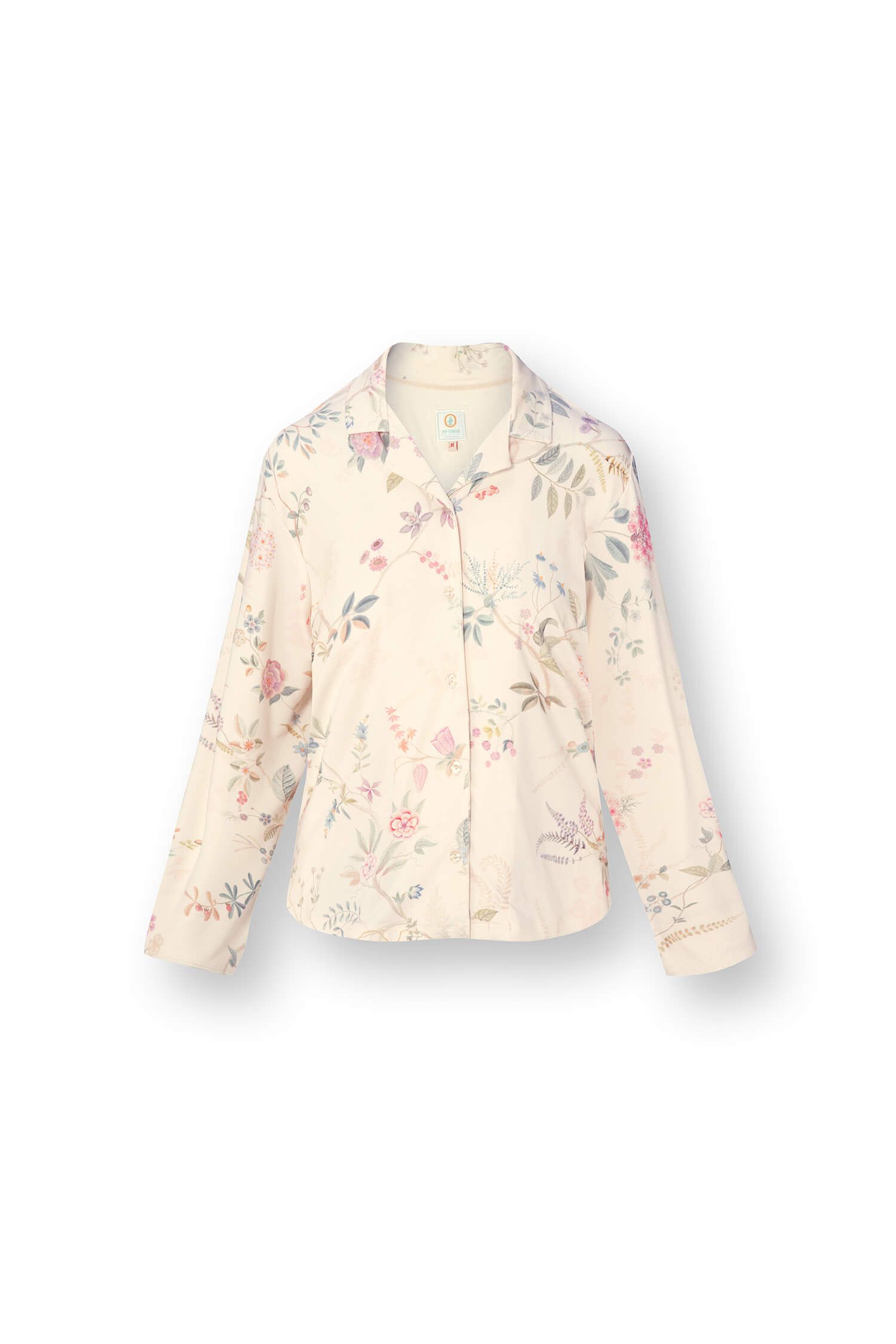 Faye Top Langen Ärmeln Bodhi Flower Weiß