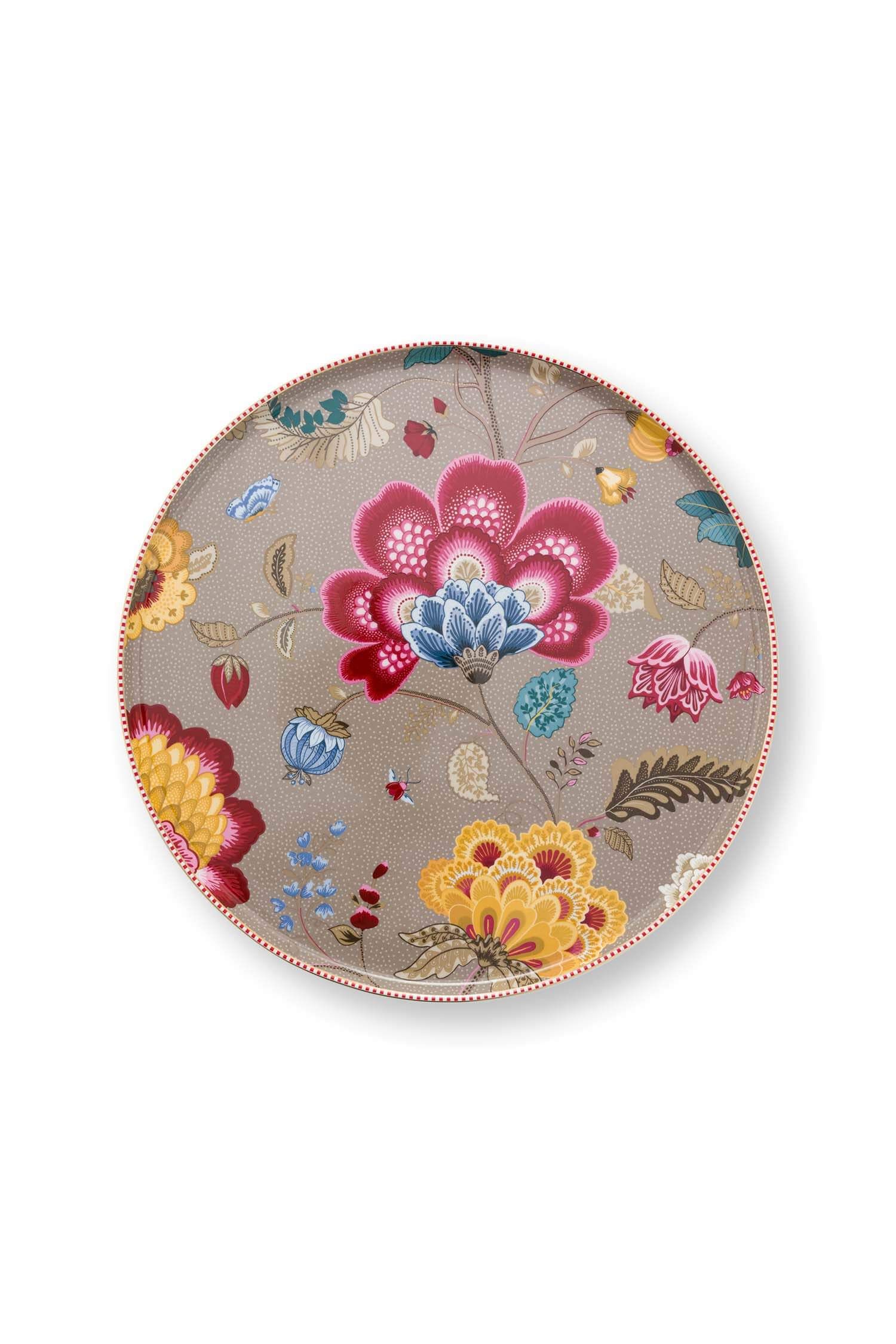 Taartplateau Blooming Tales Fantasy Khaki 30.5cm