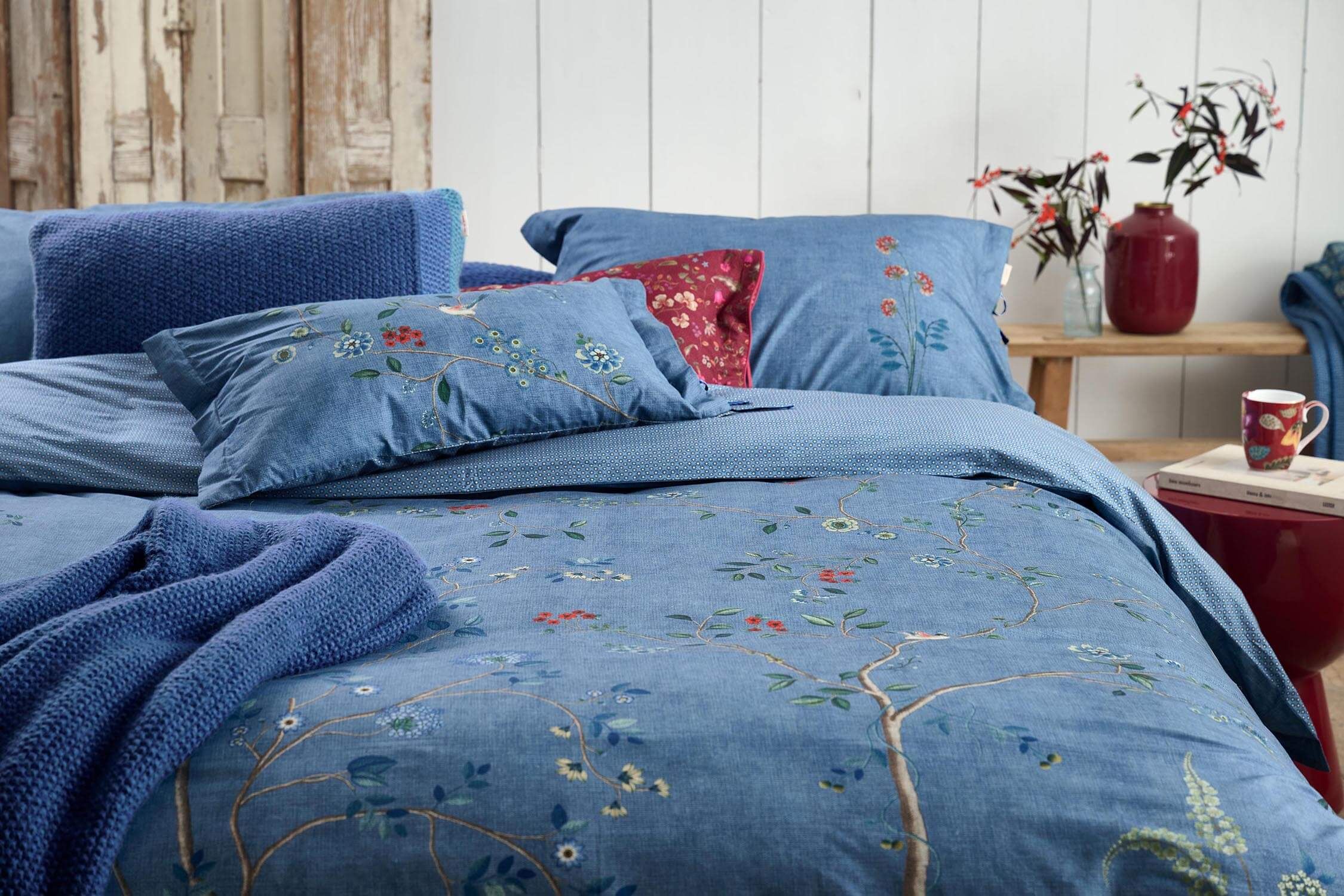 Bettbezugsset Desi Garden Blau