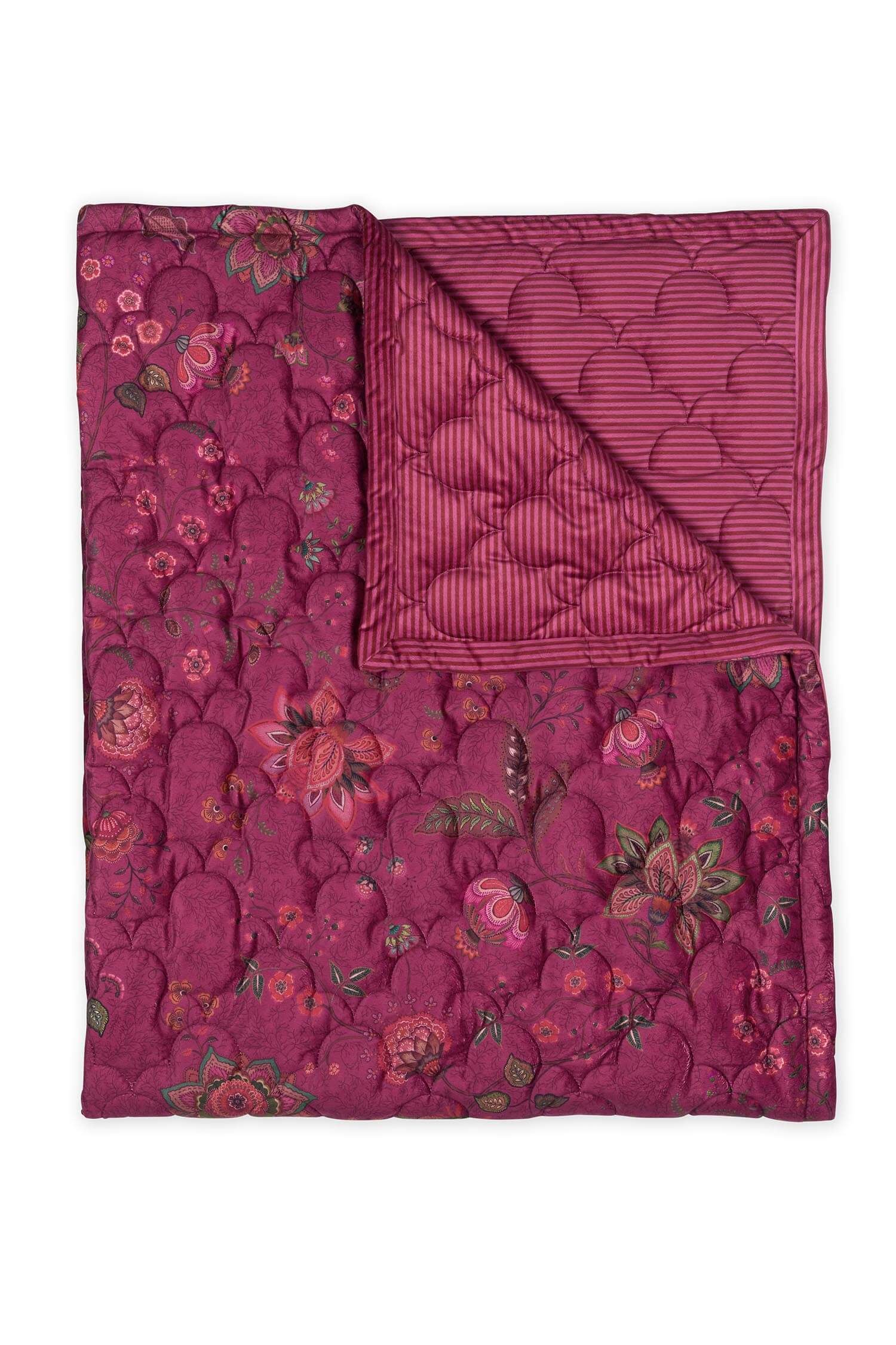 Quilt Velvet Mumbai Morning Dunkelrosa