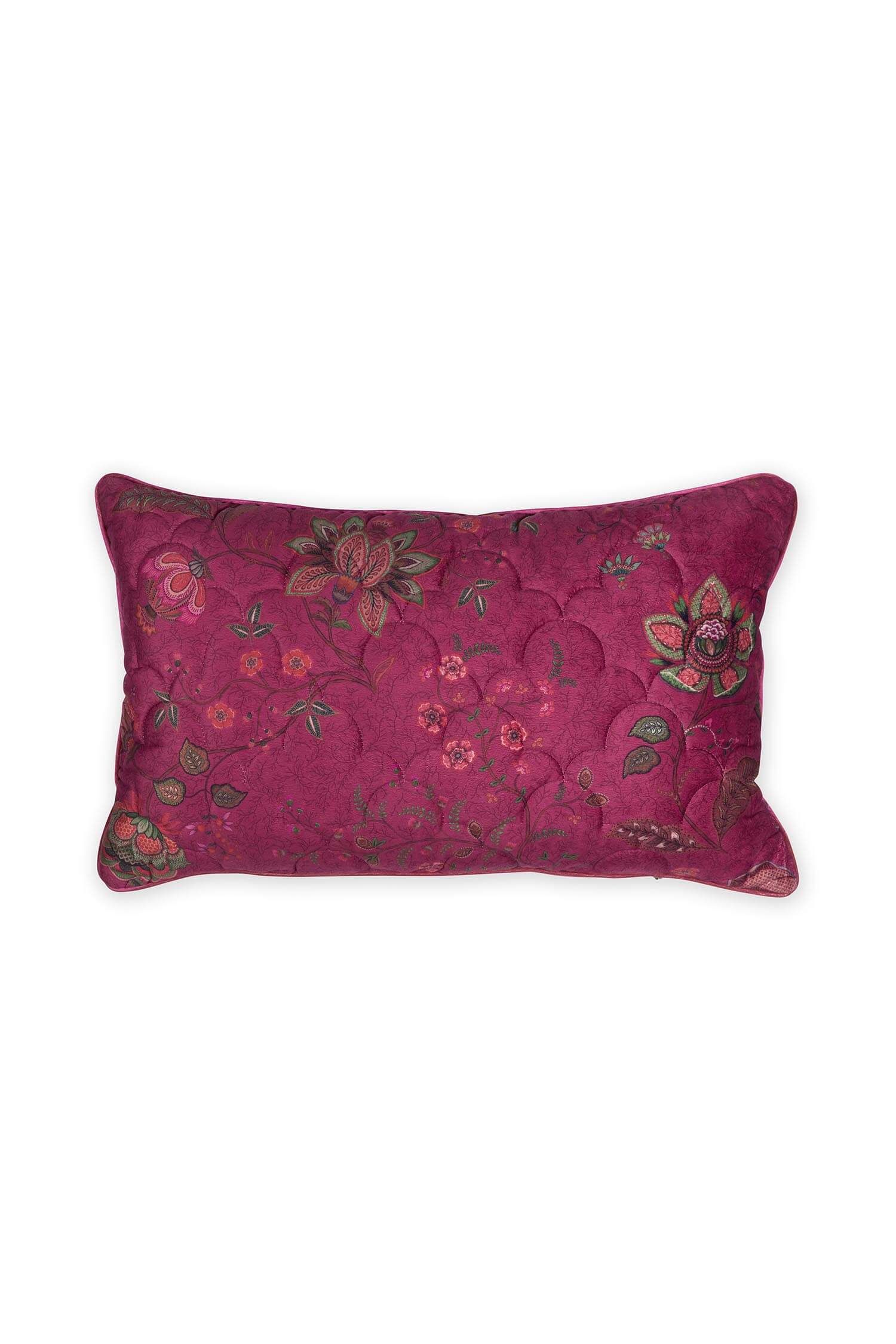 Zierkissen Velvet Mumbai Morning Dunkelrosa