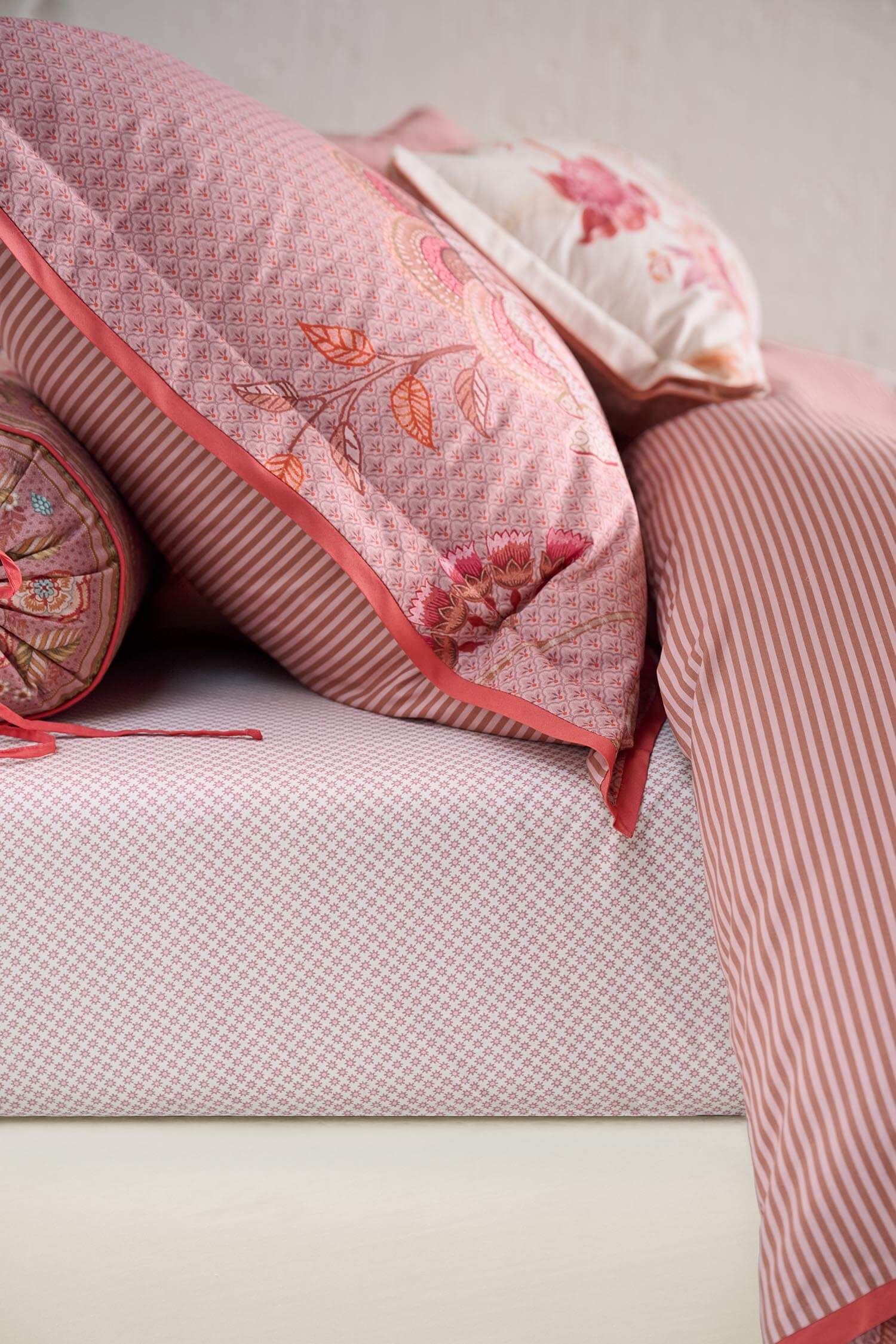 Drap-Housse Twinkle Star Blanc/Rose