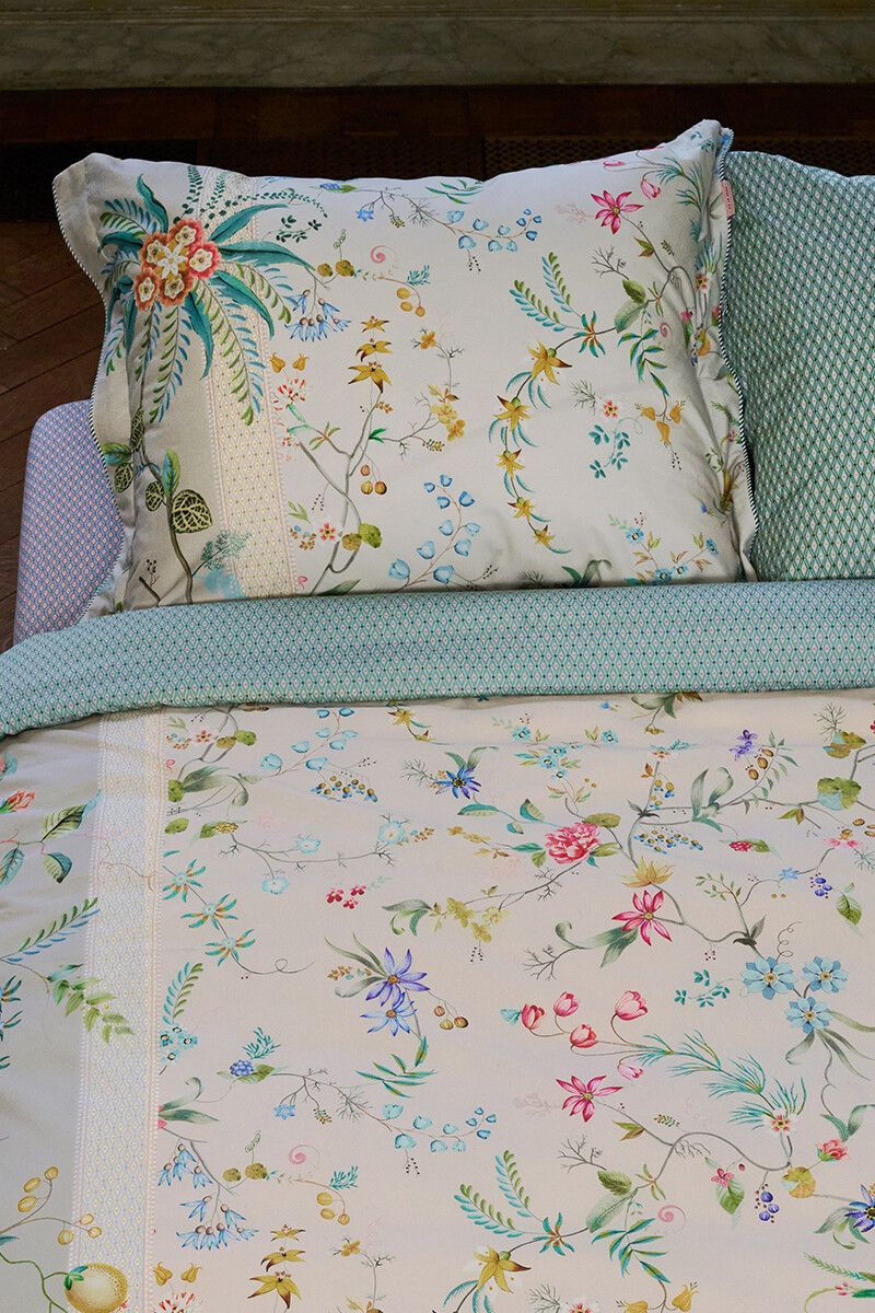 Kissenbezug Petites Fleurs Khaki