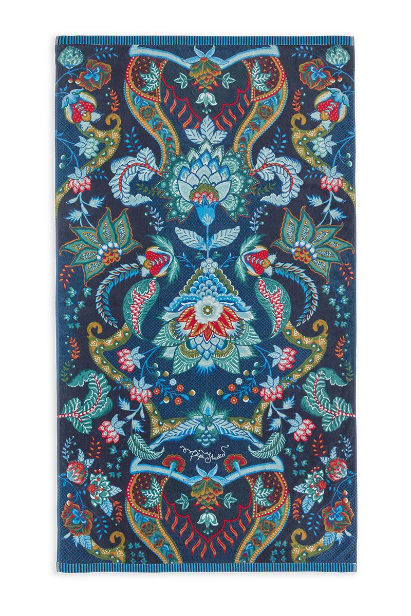 Beach Towel Kyoto Beach Dark Blue