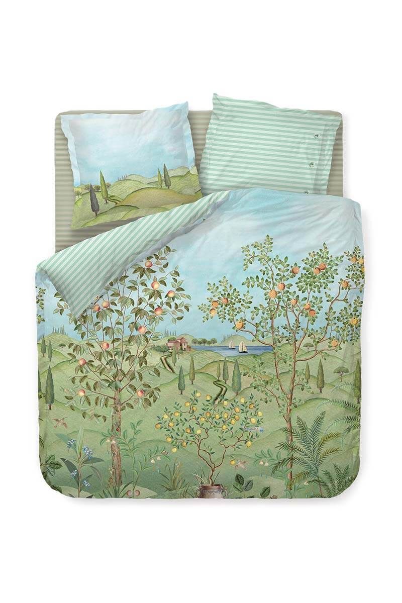 Ensemble housse de couette La Campagna en Coloris Vert