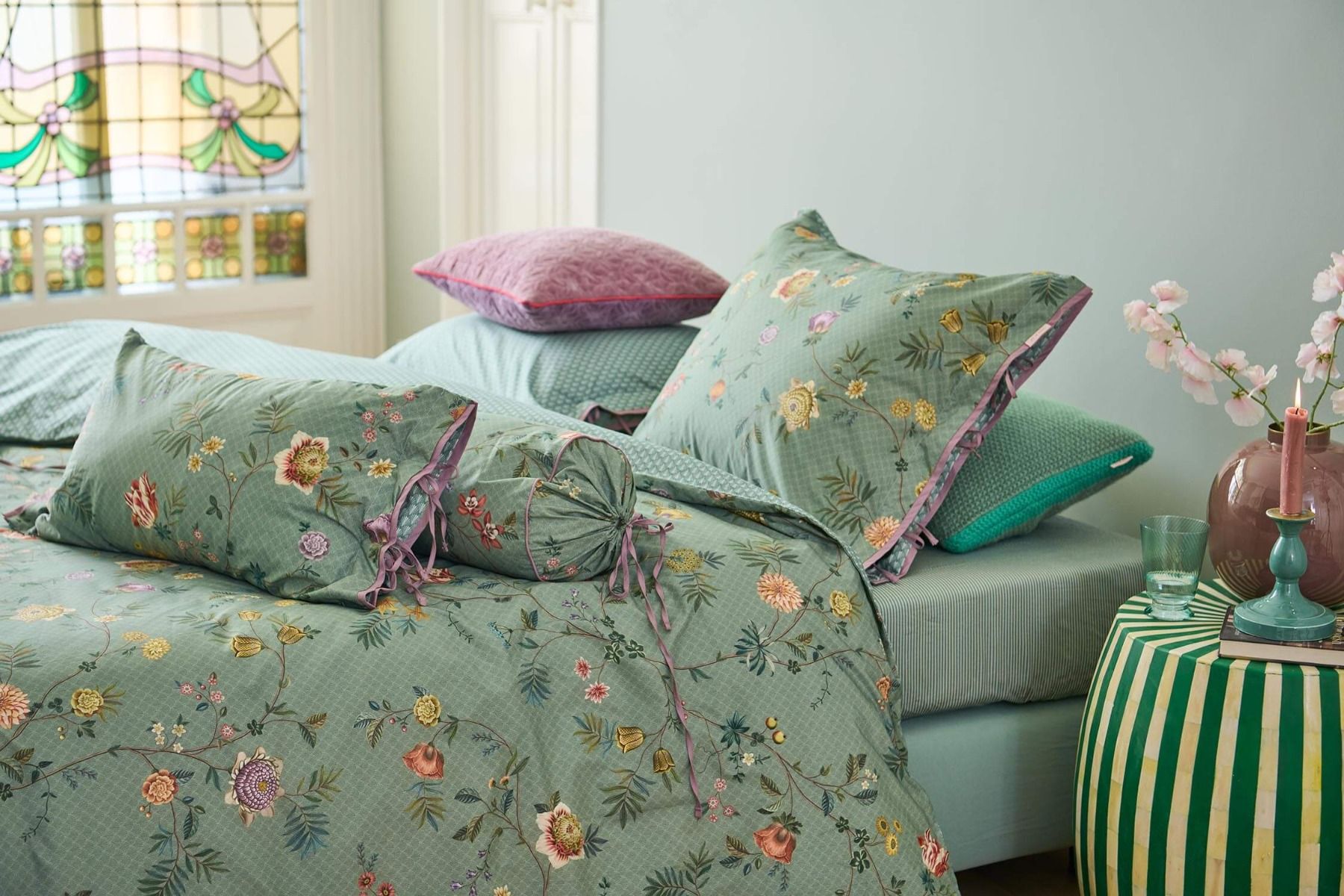 Duvet Cover La Dolce Vita Green