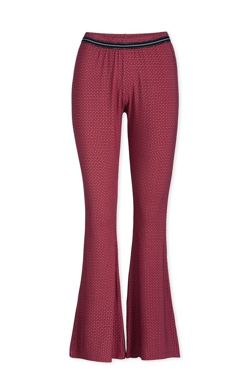 Lange Broek Cross Stitch Rood
