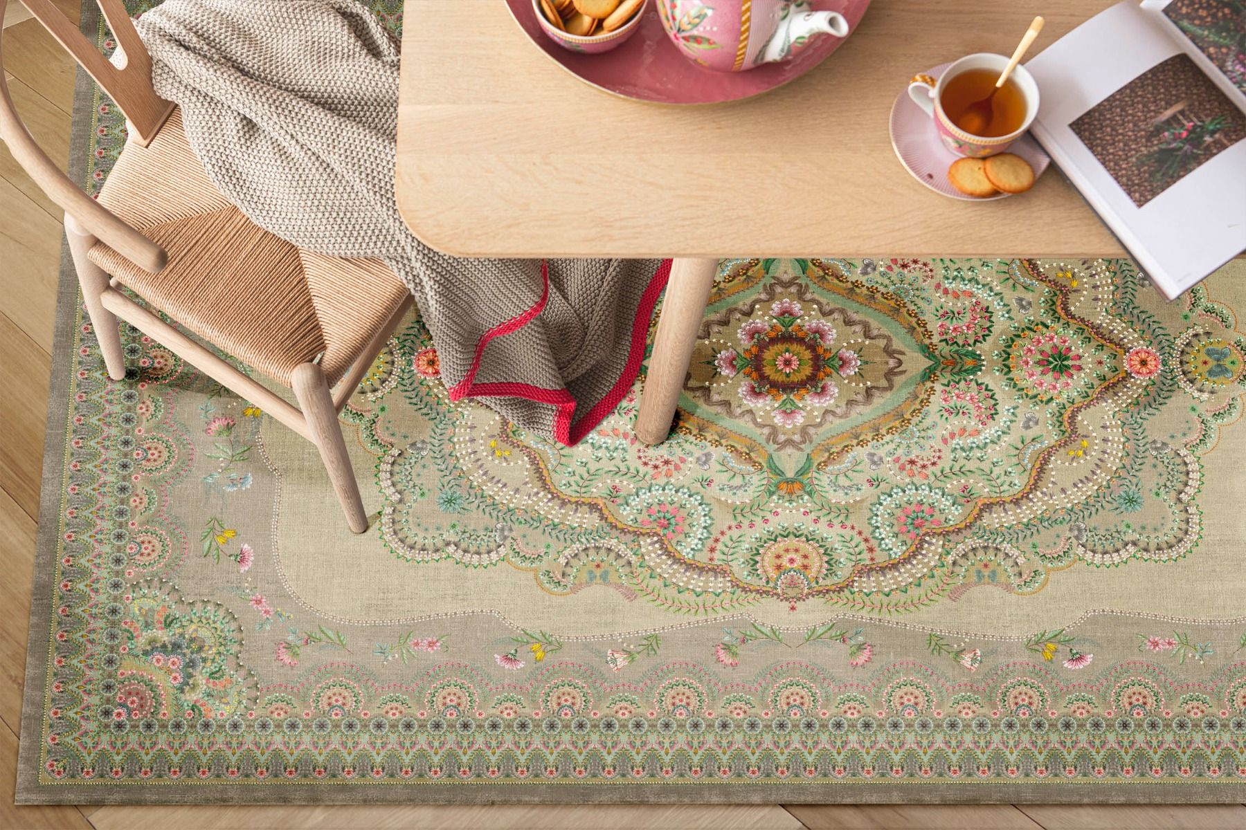 Carpet Majorelle by Pip Pastel Khaki