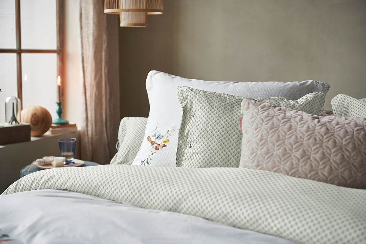 Pillowcase Little Birds White