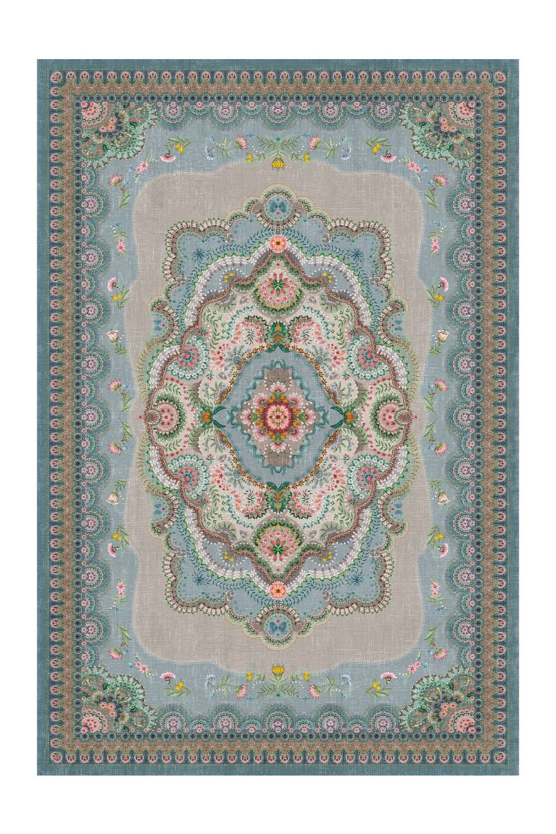 Tapis Majorelle par Pip Pastel Bleu