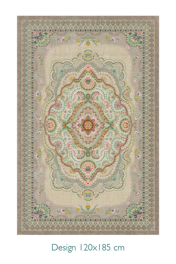 Tapis Majorelle par Pip Pastel Kaki