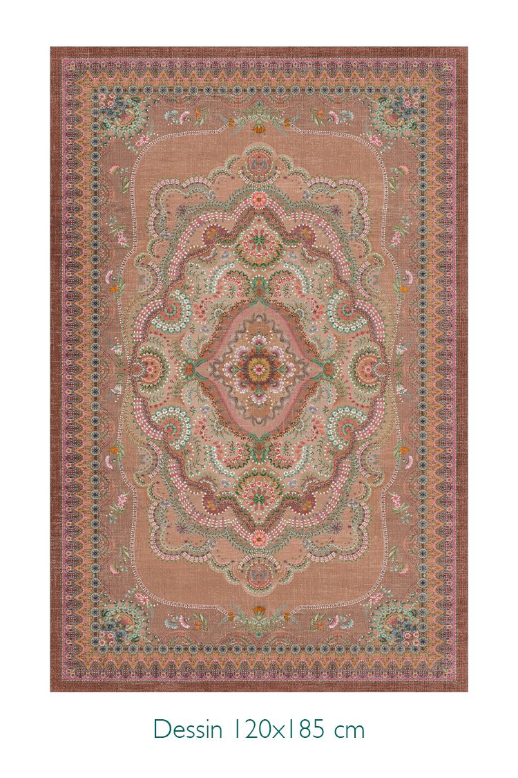 Tapis Majorelle par Pip Pastel Terre