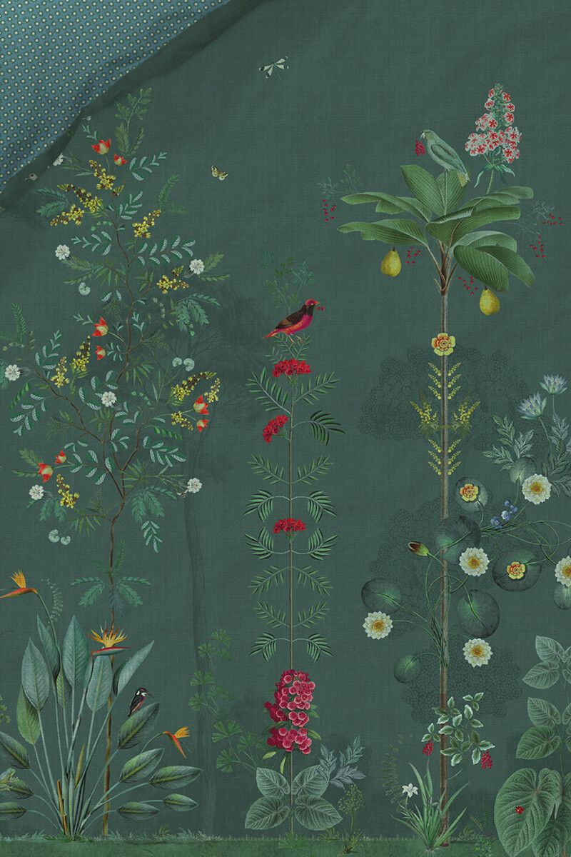 Duvet Cover Babylons Garden Green