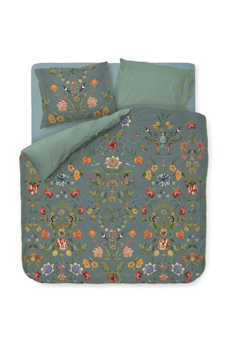 Duvet Cover Botanico Verde Blue