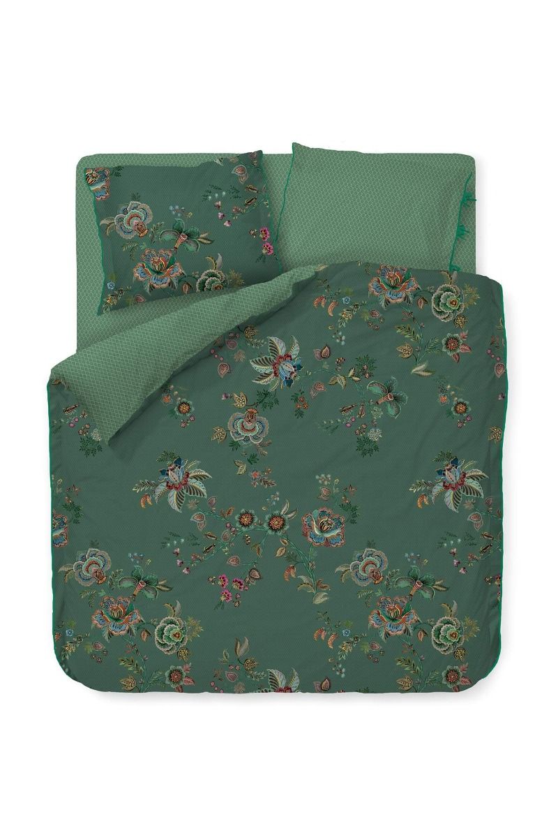 Duvet Cover Set Cece Fiore Green