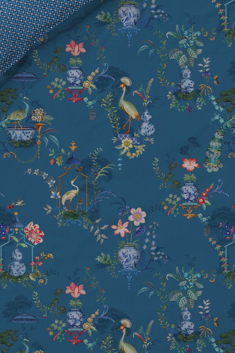 Bettbezug Chinese Porcelain Blau