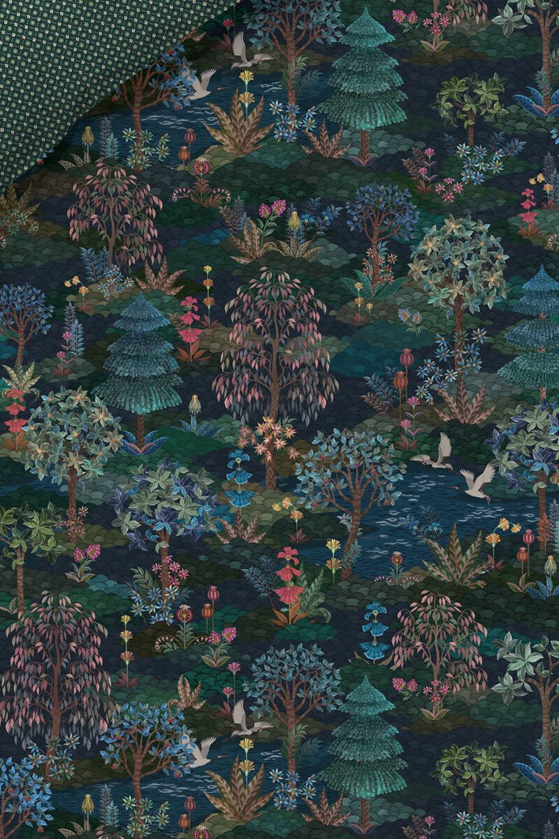 Duvet Cover Pip Garden Dark Blue