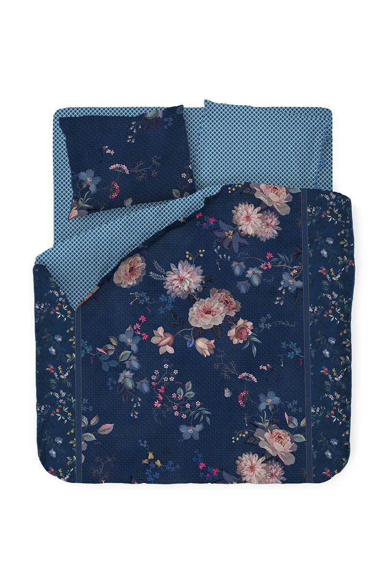 Duvet Cover Tokyo Bouquet Dark Blue