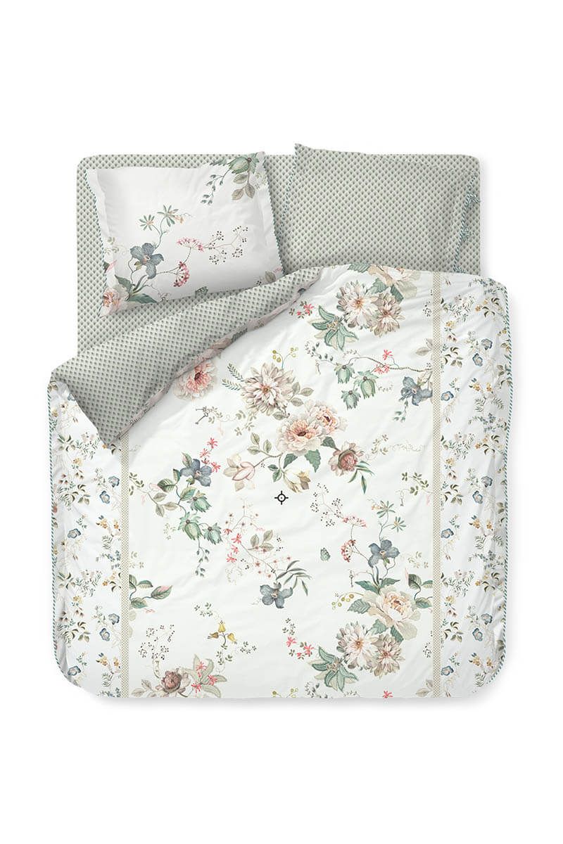 Bettbezugsset Tokyo Bouquet Weiss