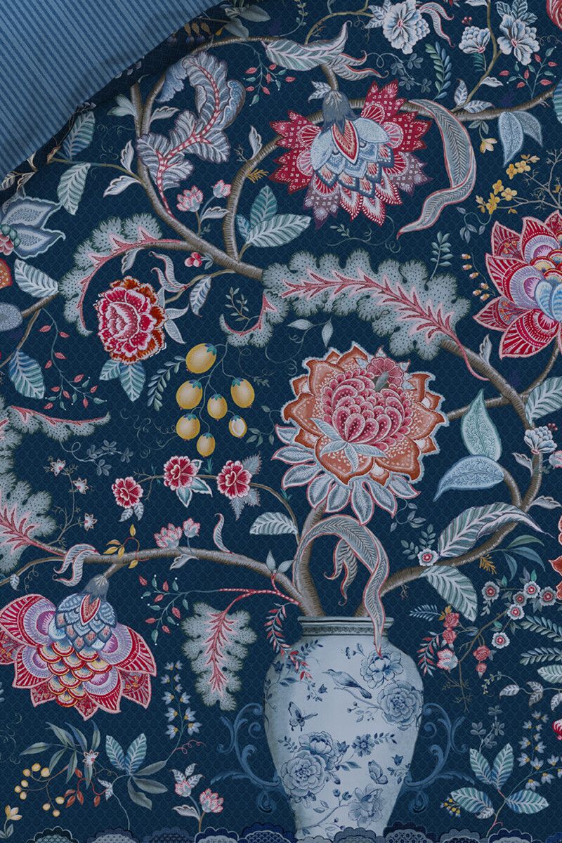 Duvet Cover Tree of Life Dark Blue