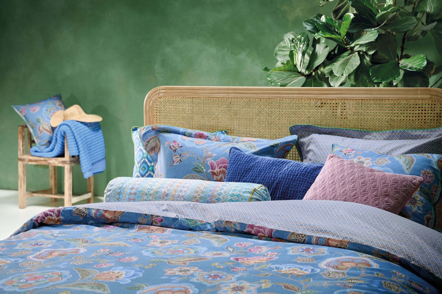 Ensemble housse de couette Matata Bleu
