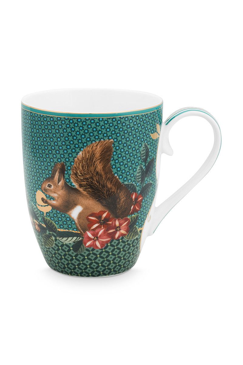 Winter Wonderland Tasse Gross Grün