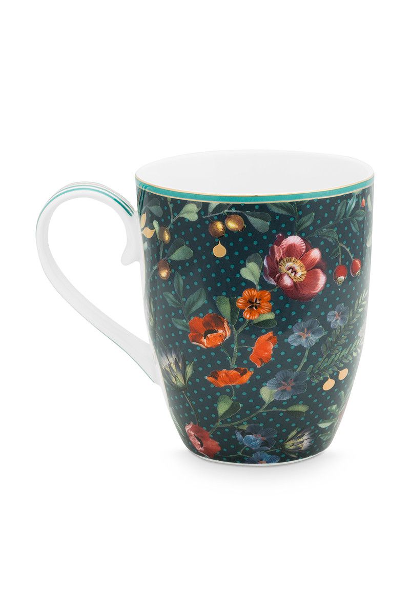 Winter Wonderland Mug Large Dark Blue