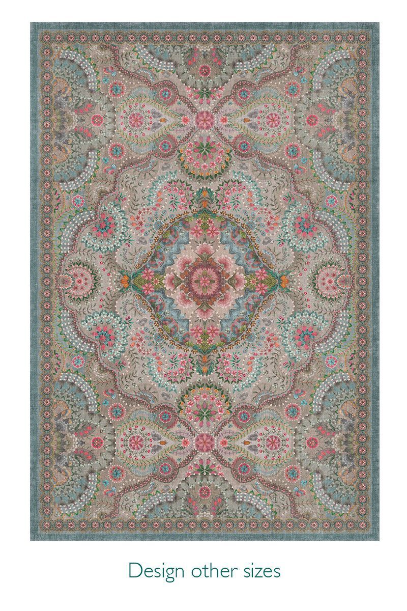 Tapis Moon Delight par Pip Claire Kaki