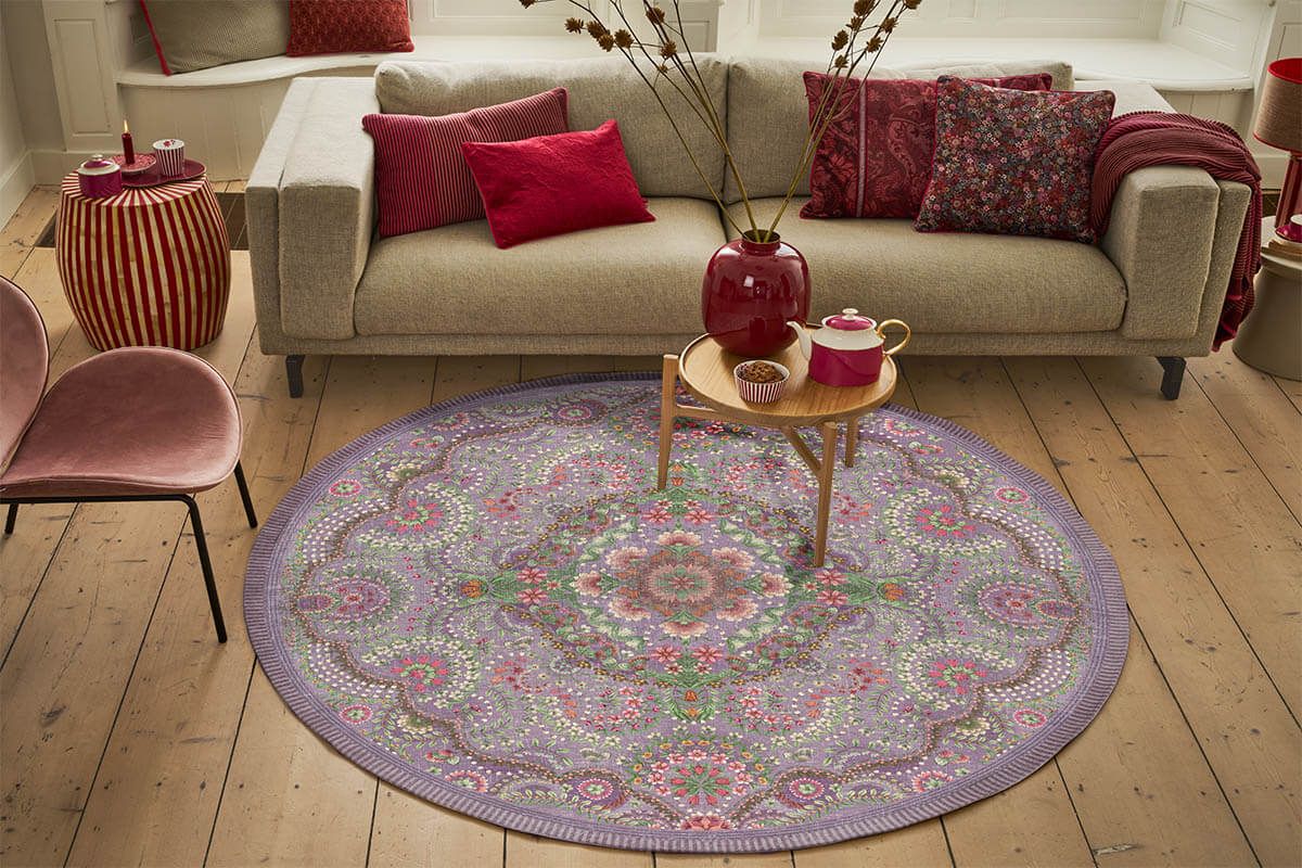 Round Carpet Moon Delight by Pip Lilac