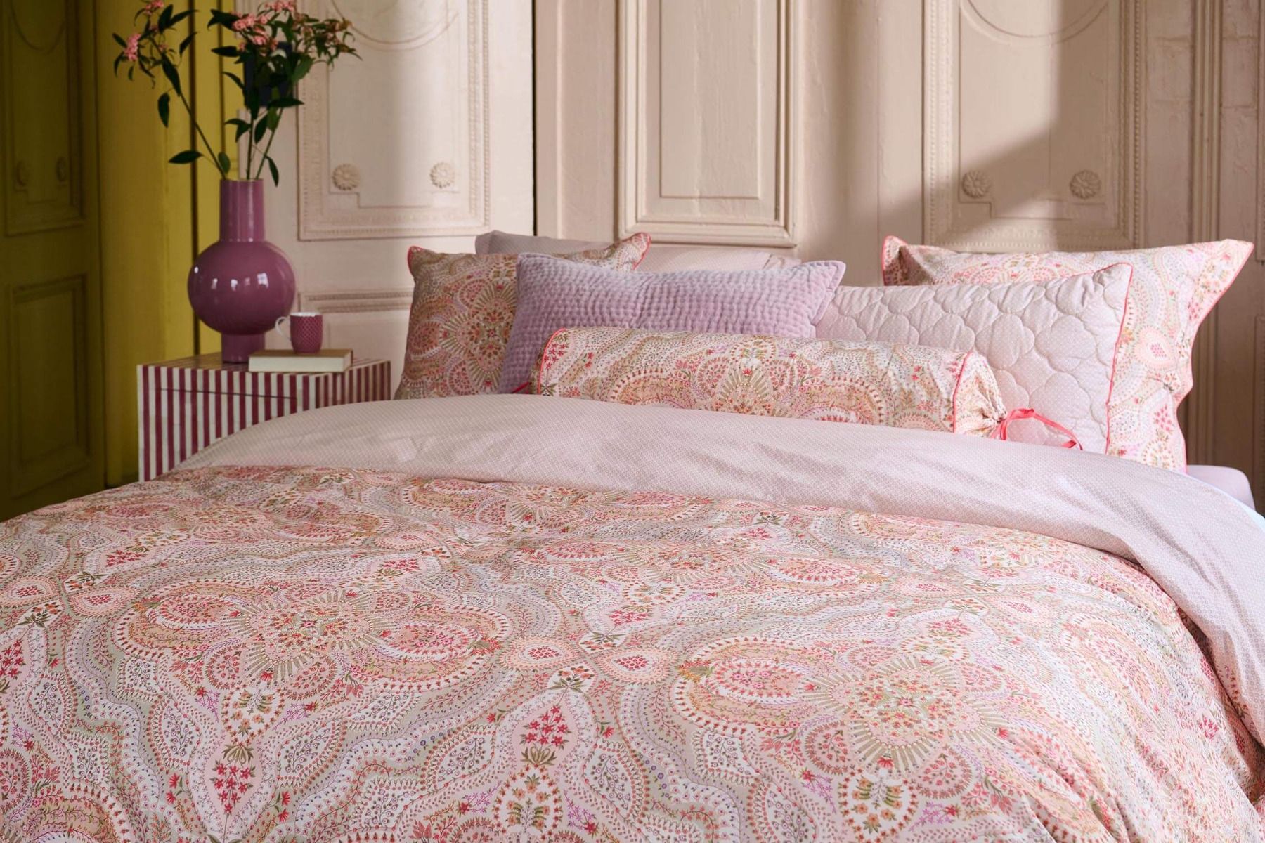 Pillowcase Moon Flower Light Pink
